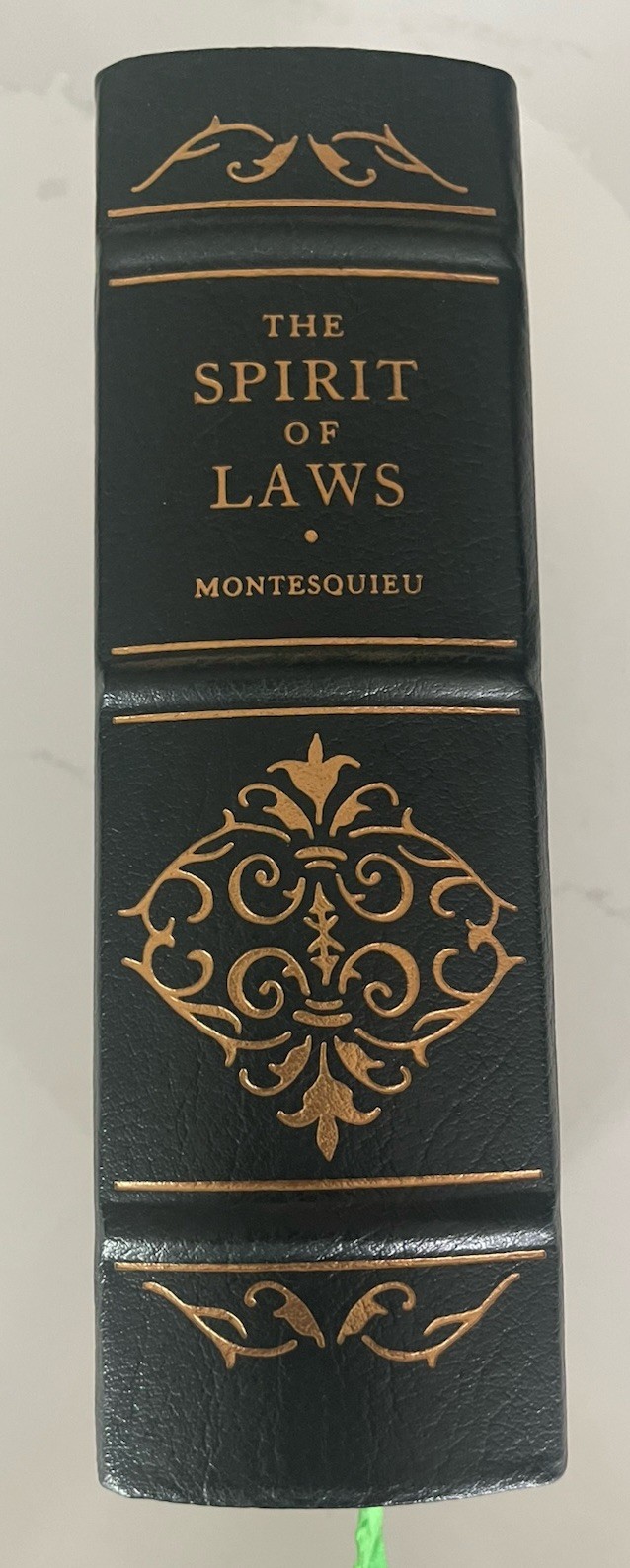 The Spirit of Laws by Montesquieu (Leather Bound)