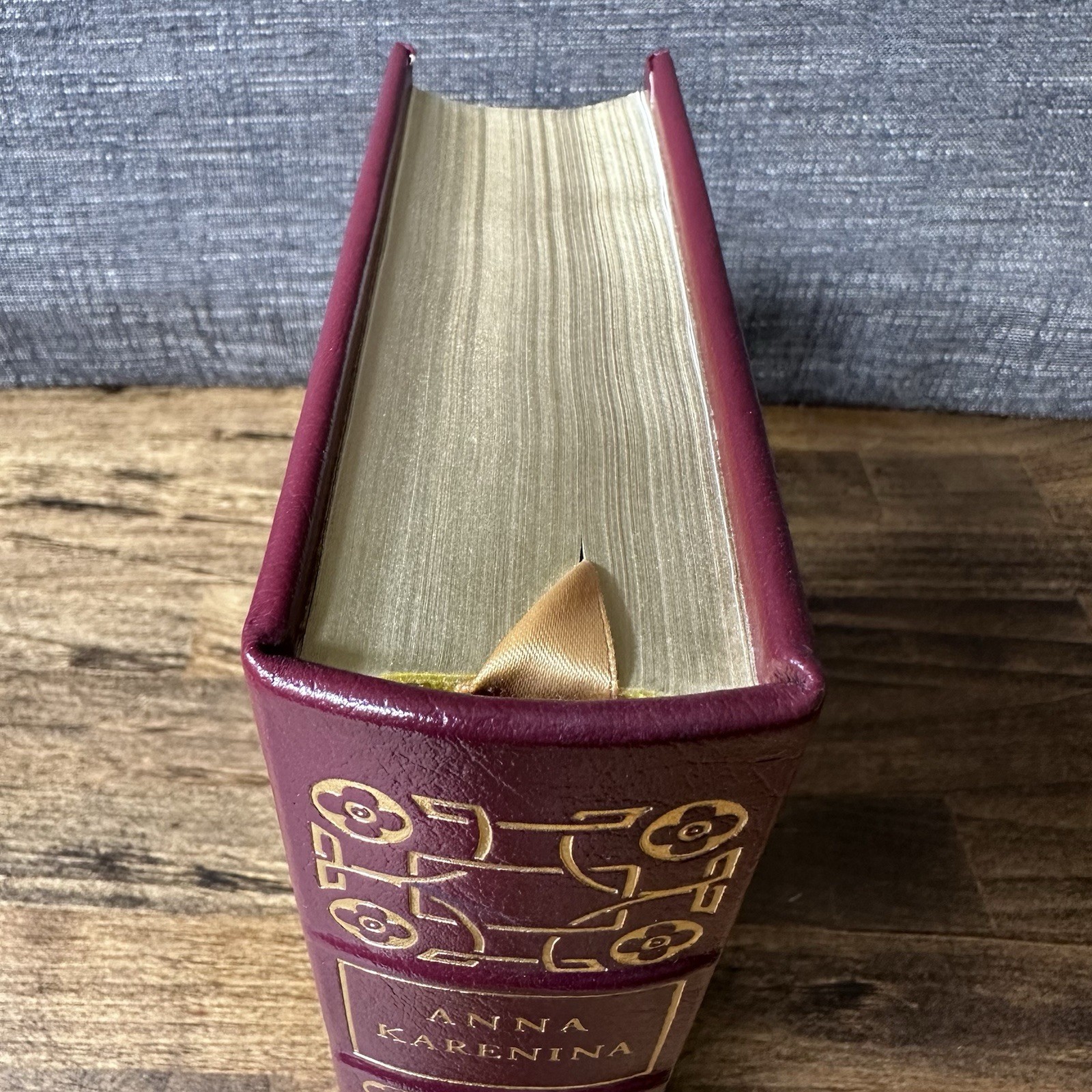 Easton Press ANNA KARENINA Leo Tolstoy Genuine Leather 100 Greatest Books Illust