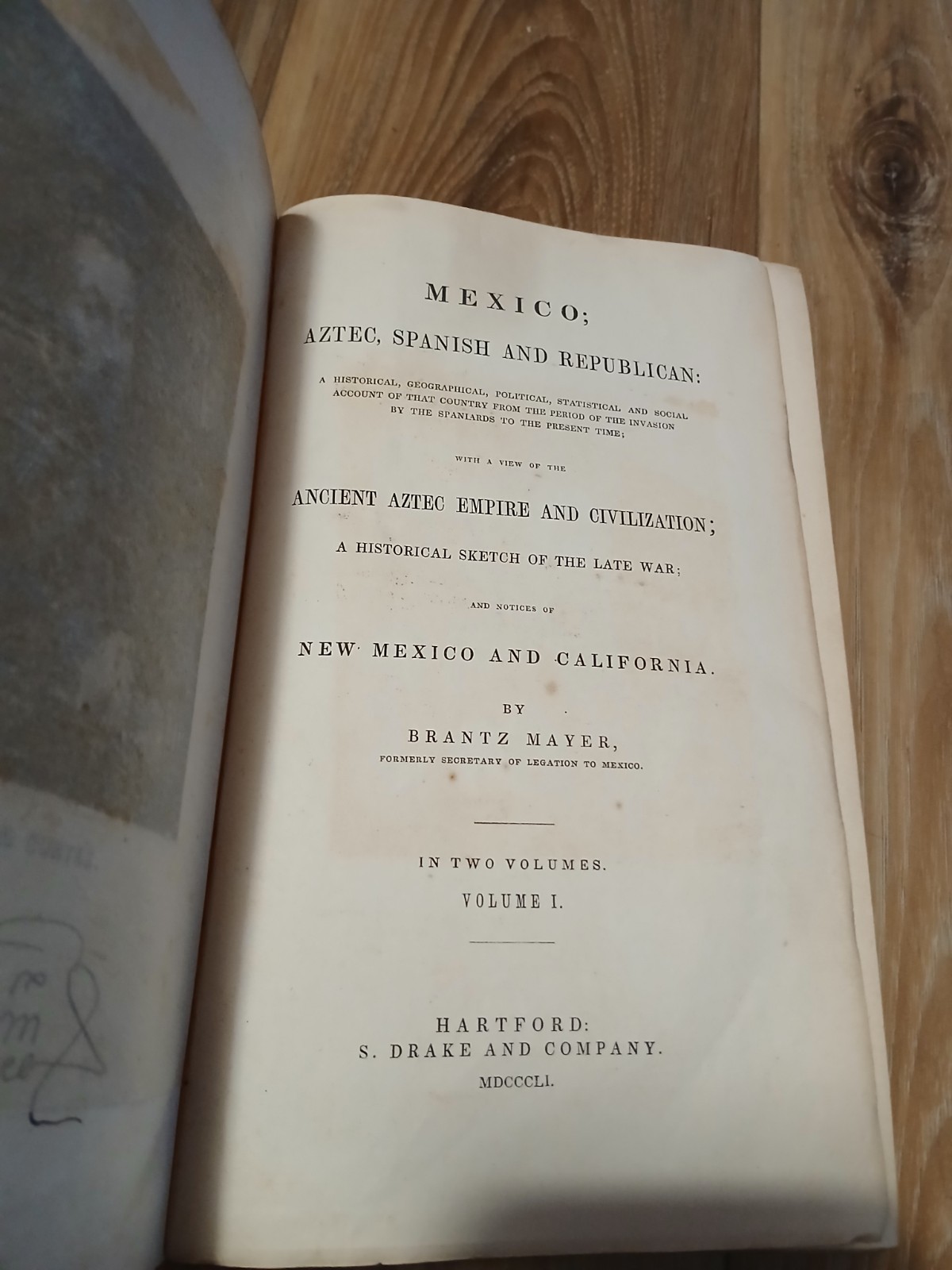 1851 Mexico, Aztec, Spanish & Republican By B. Mayer A2