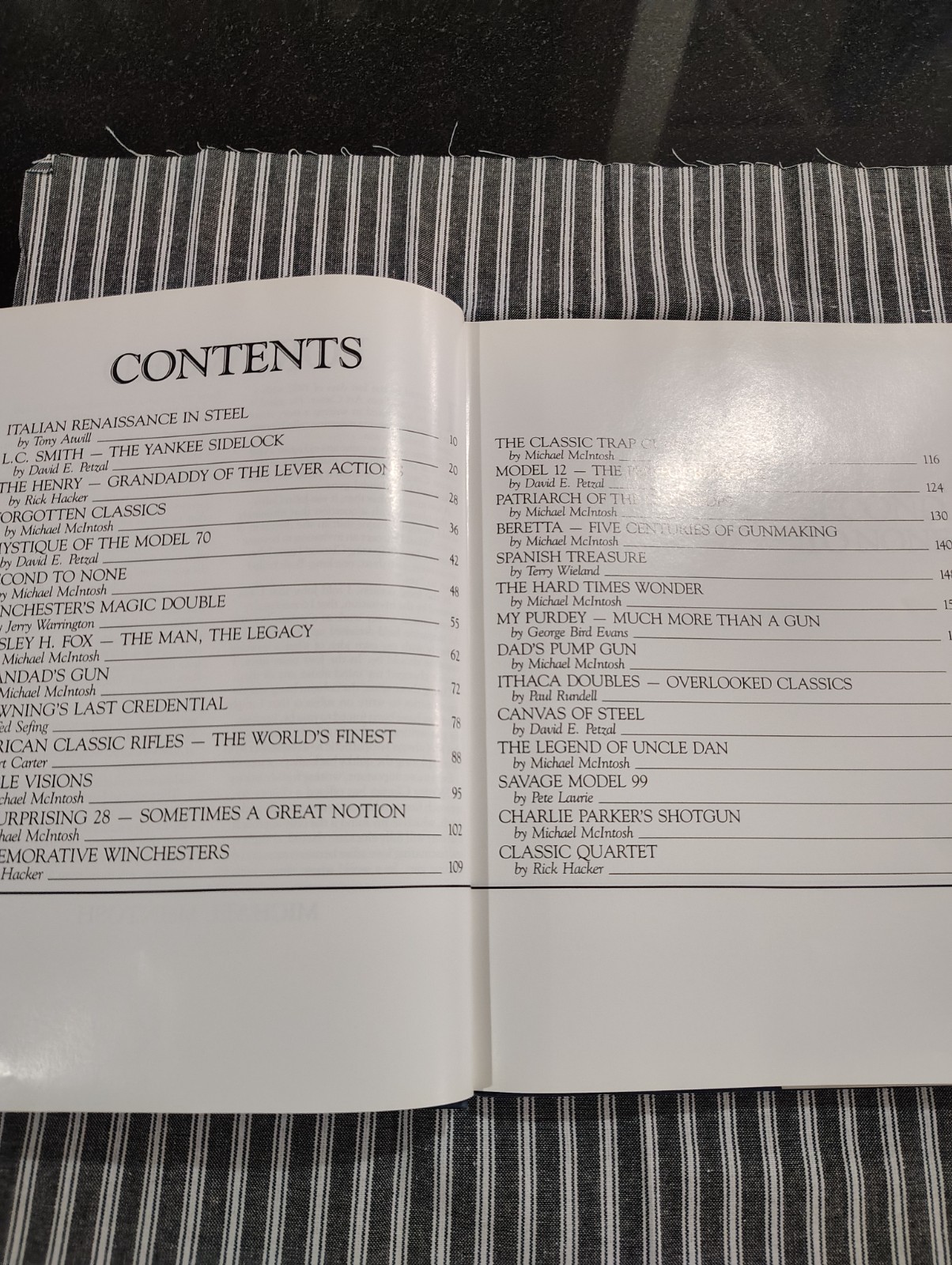 second to none great sporting firearms hc john Culler and chuck wechsler 1988