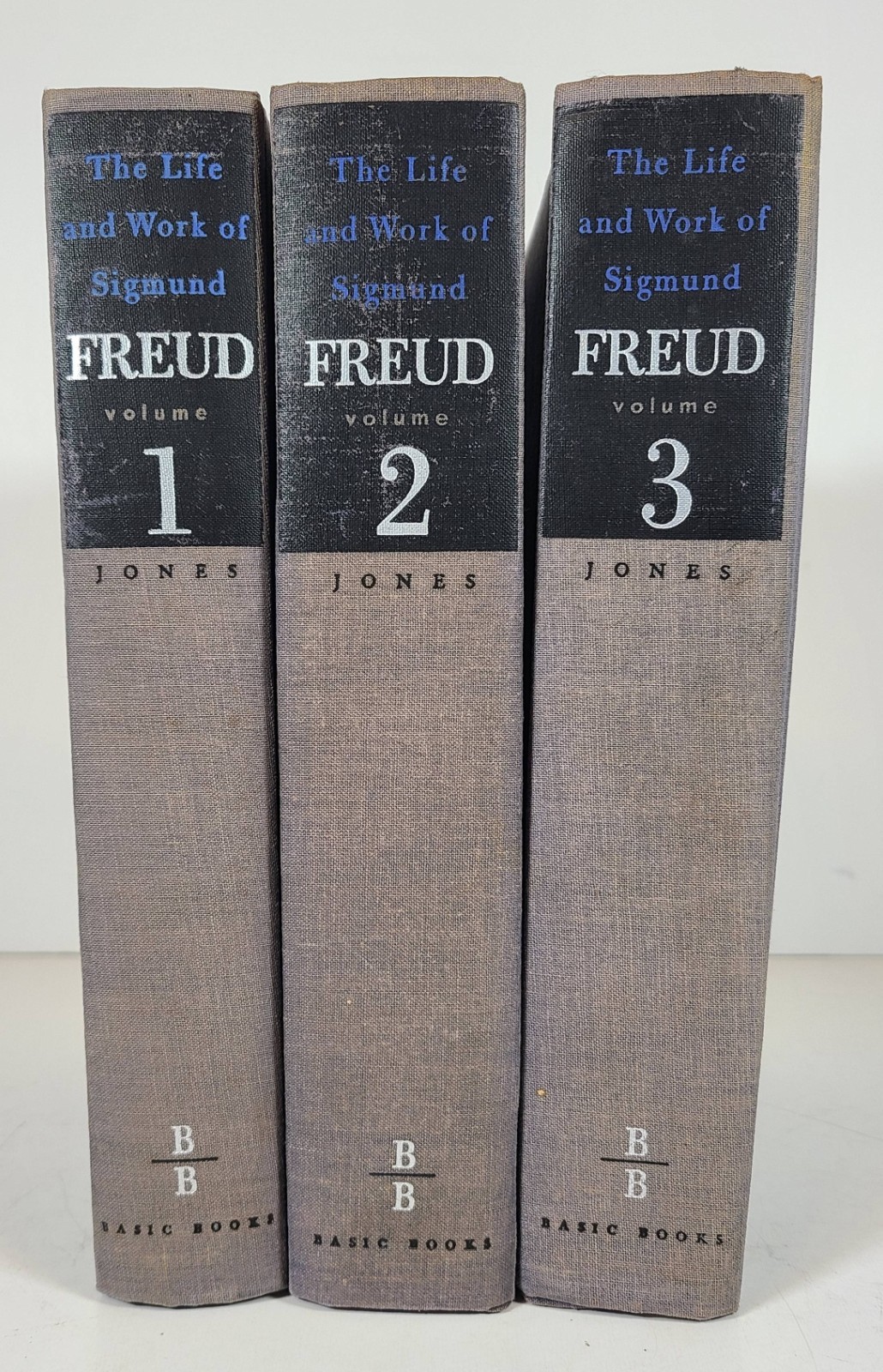 The Life and Work of Sigmund Freud Complete 3 Volume Set 1st Edition – 53/55/57