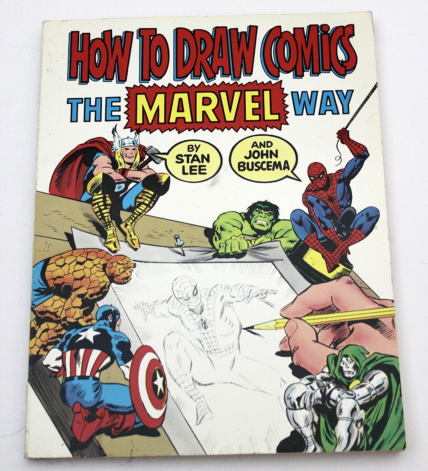 HOW TO DRAW COMICS THE MARVEL WAY by Stan Lee & John Buscema Out of Print 1978