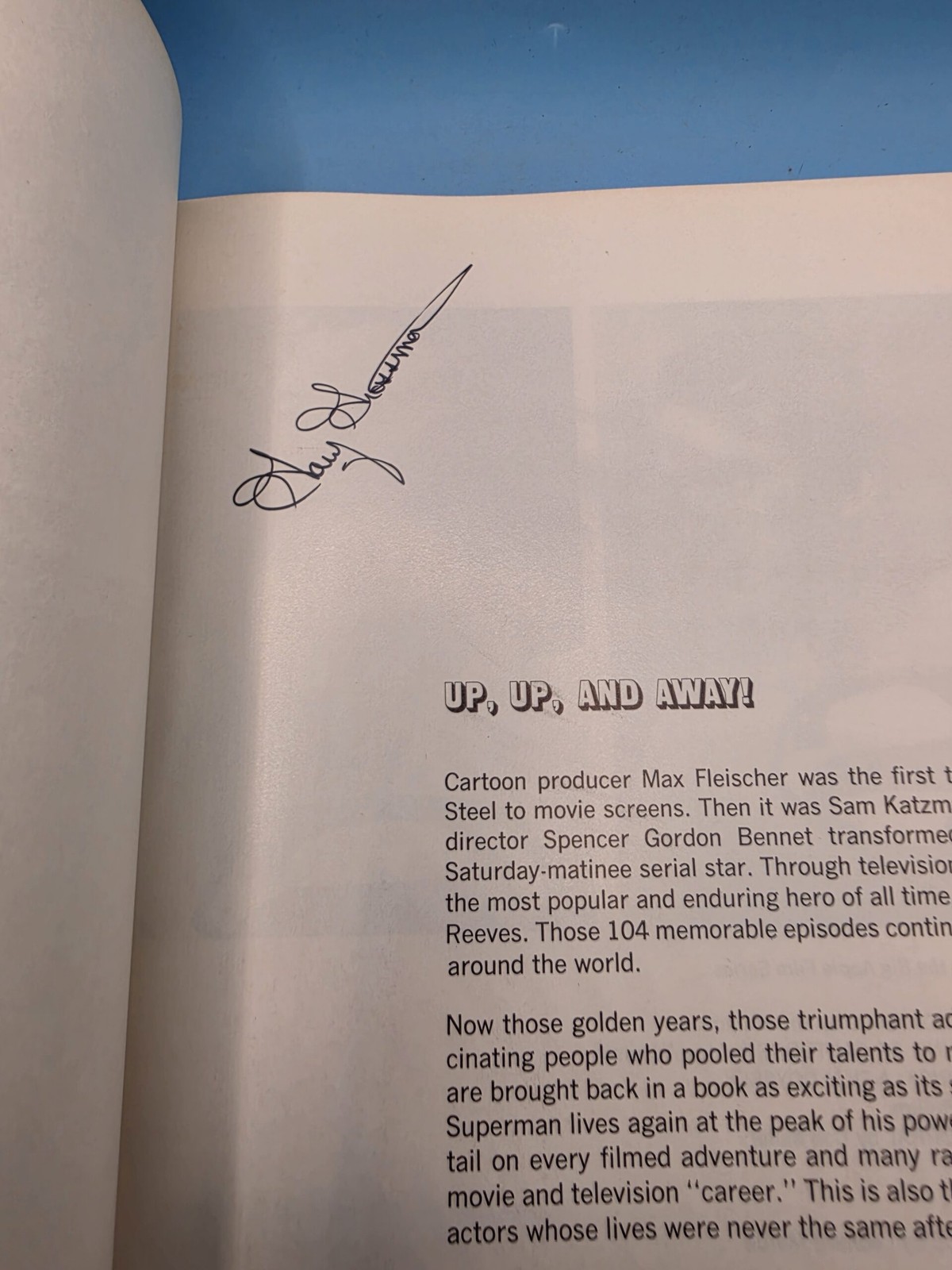 Super man: Serial to Cereal – Signed