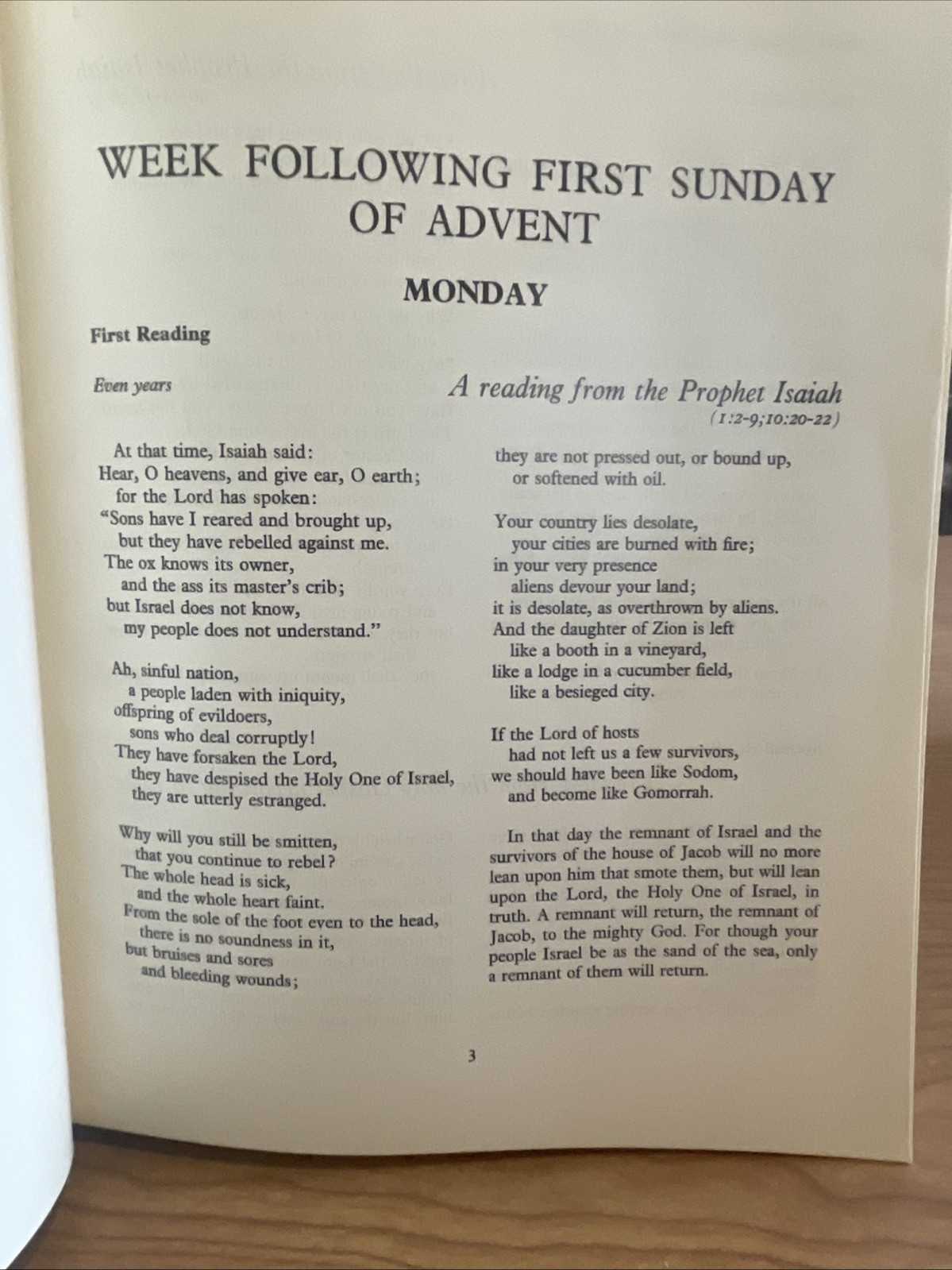 Lectionary for Weekdays & for Children & Young People ; Catholic ; English 1966