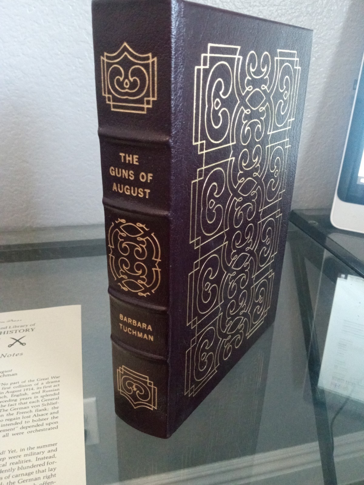 The Guns of August Easton Press 1987 Leather Bound Military History HC Book