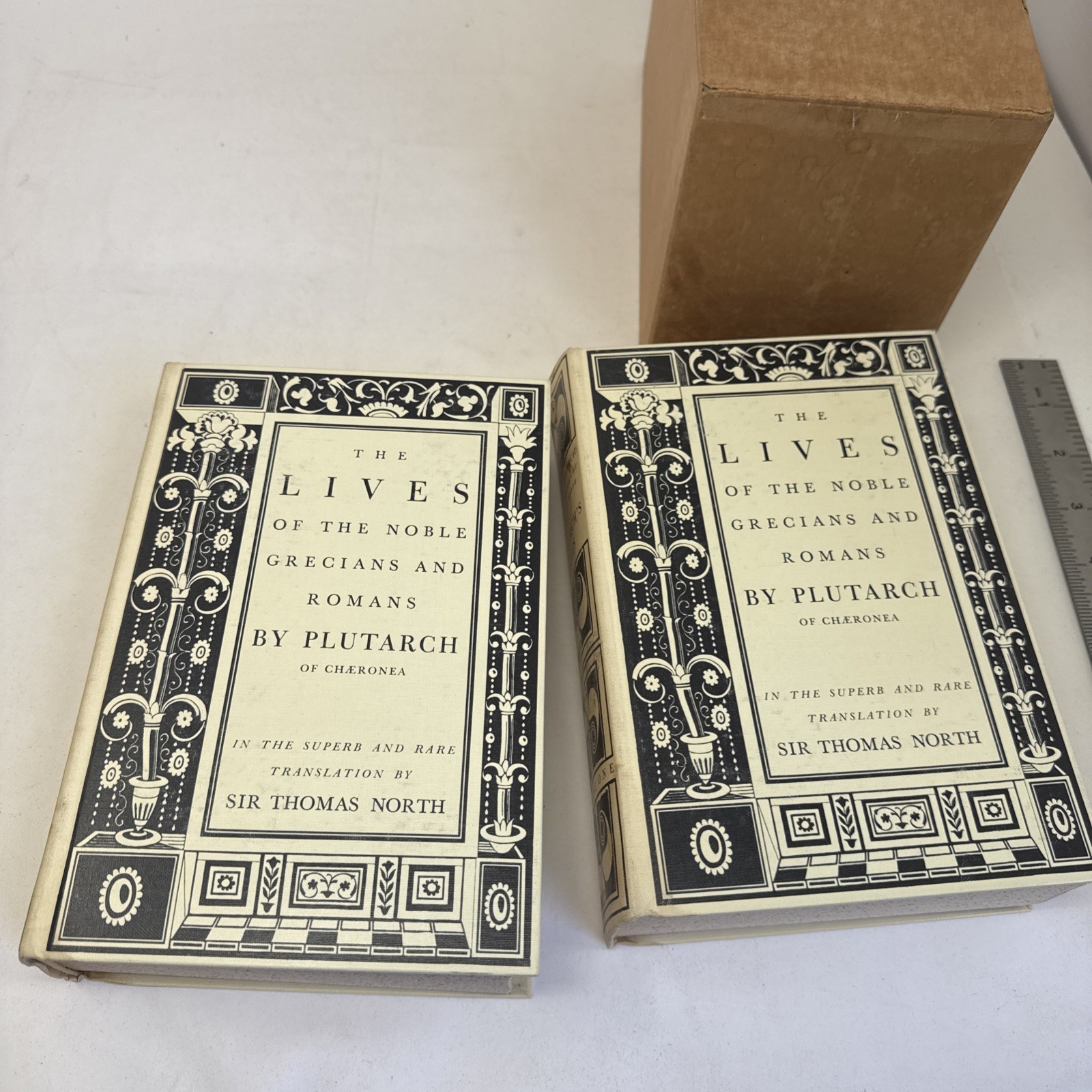 Plutarch’s Lives Translated by Sir Thomas North Heritage Press Boxed Set