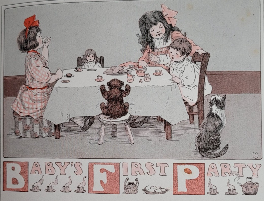 1912 Meta Morris Grimball Illustrated Baby Book Cupples Leon Company Publisher