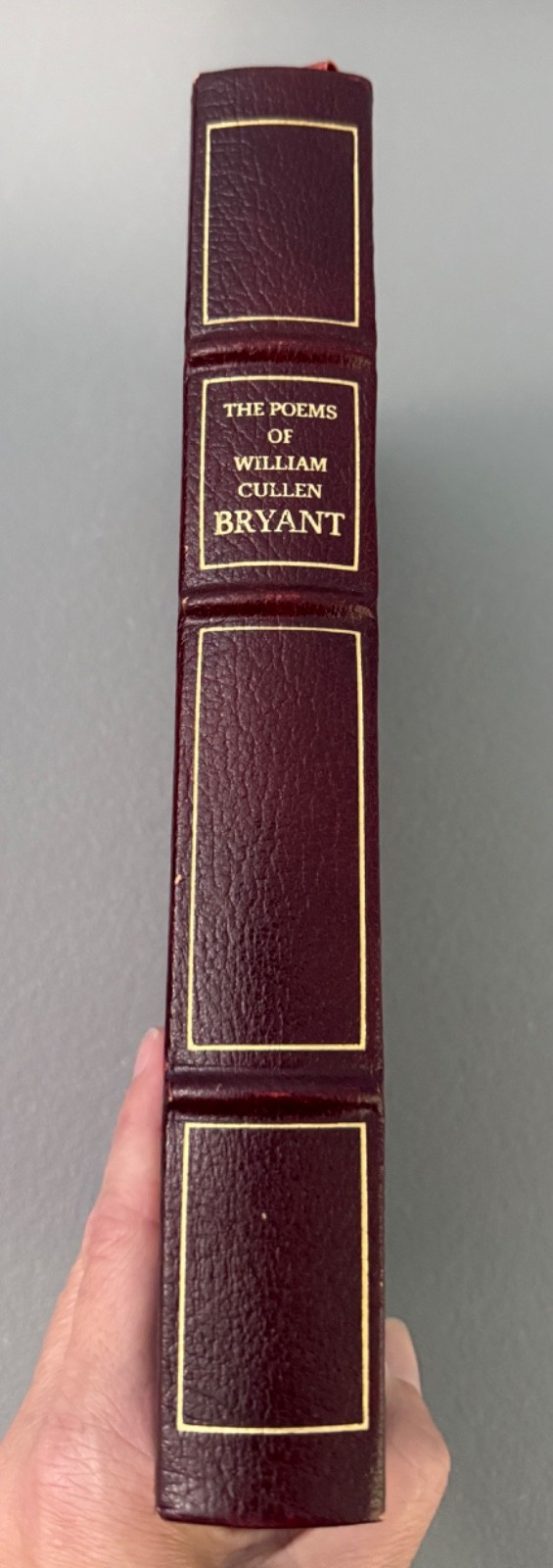 Easton Press Masterpieces American Literature Poems William Cullen Bryant 1981