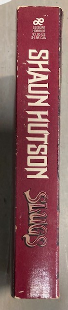 Slugs Shaun Hutson 1982 Leisure 1st ed. Horror Novel