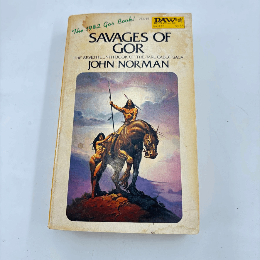 Savages of Gor Fantasy Paperback Book by John Norman from Daw Books 1982 1st