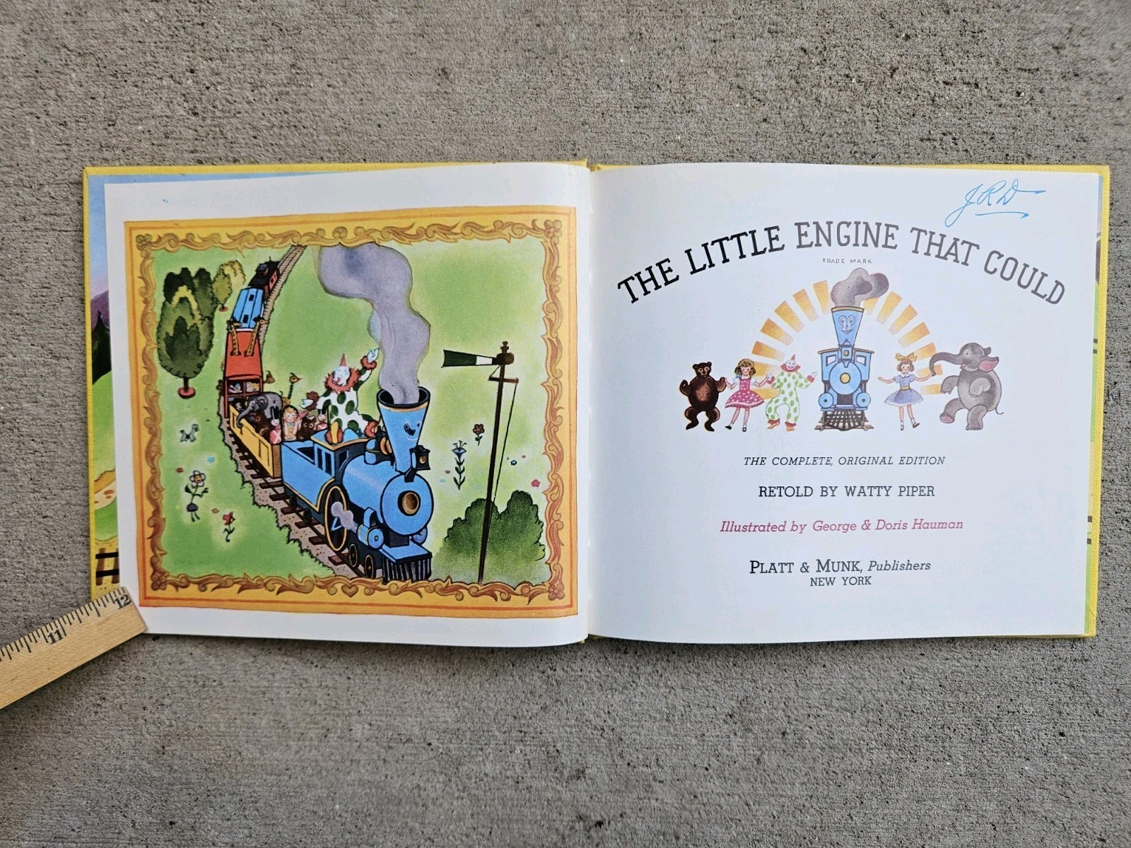 Vintage 1960’s The Little Engine That Could Slip Cover Reinforced Binding