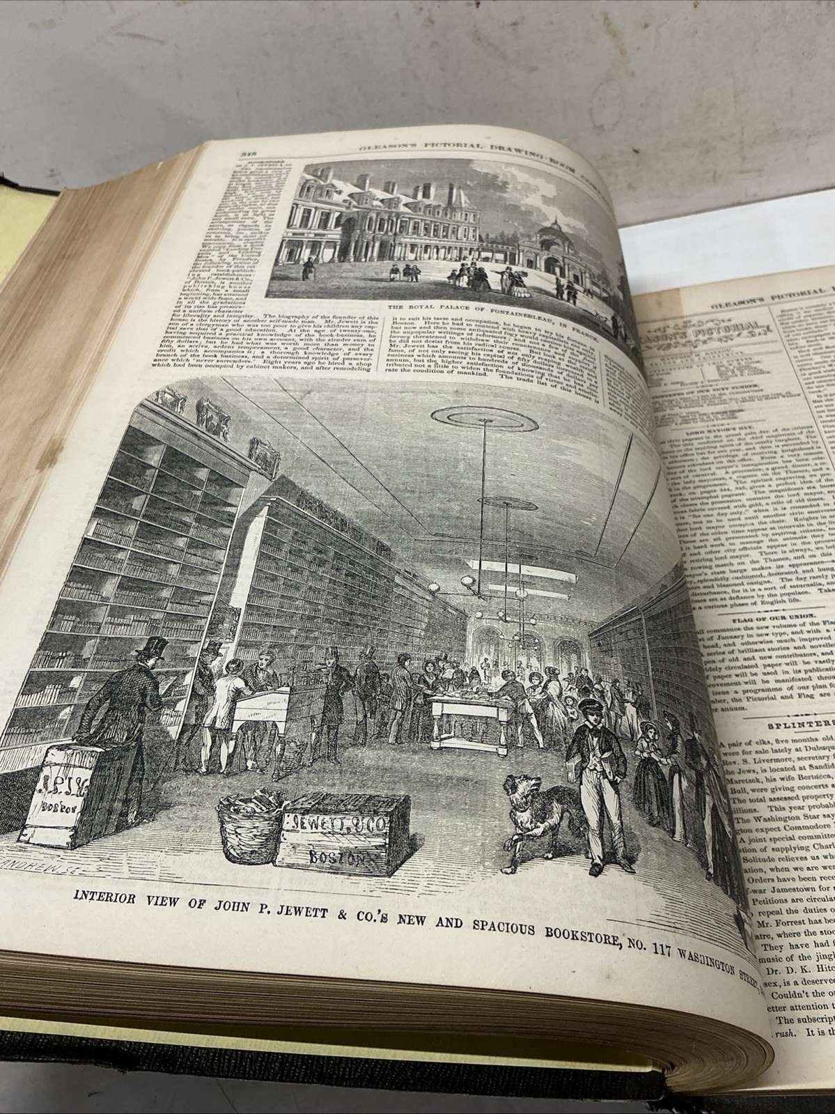 1854 Vol VII July-Dec Gleason’s Pictorial Drawing Room Companion