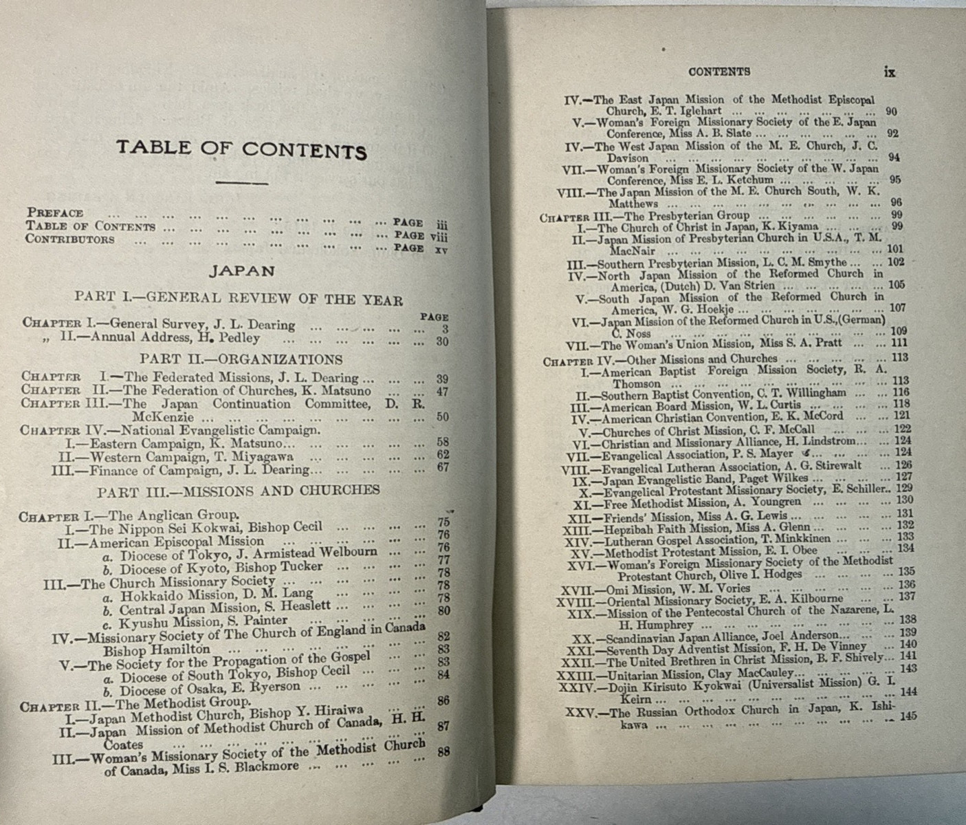 SCARCE The Christian Movement in the Japanese Empire 1915 1st ED Antique Book