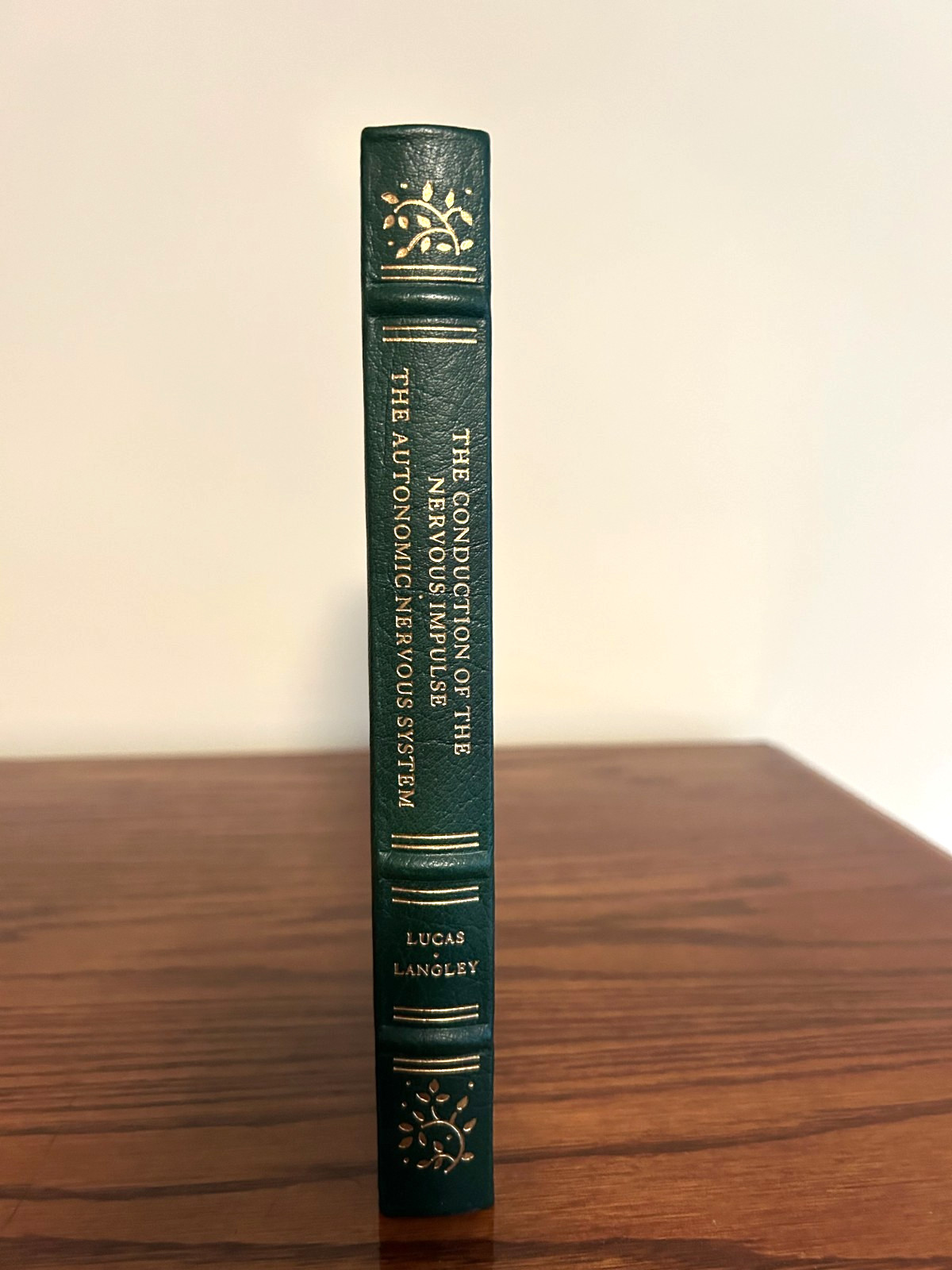 gryphon editions leather The Conduction of the Nervous Impulse: Together With