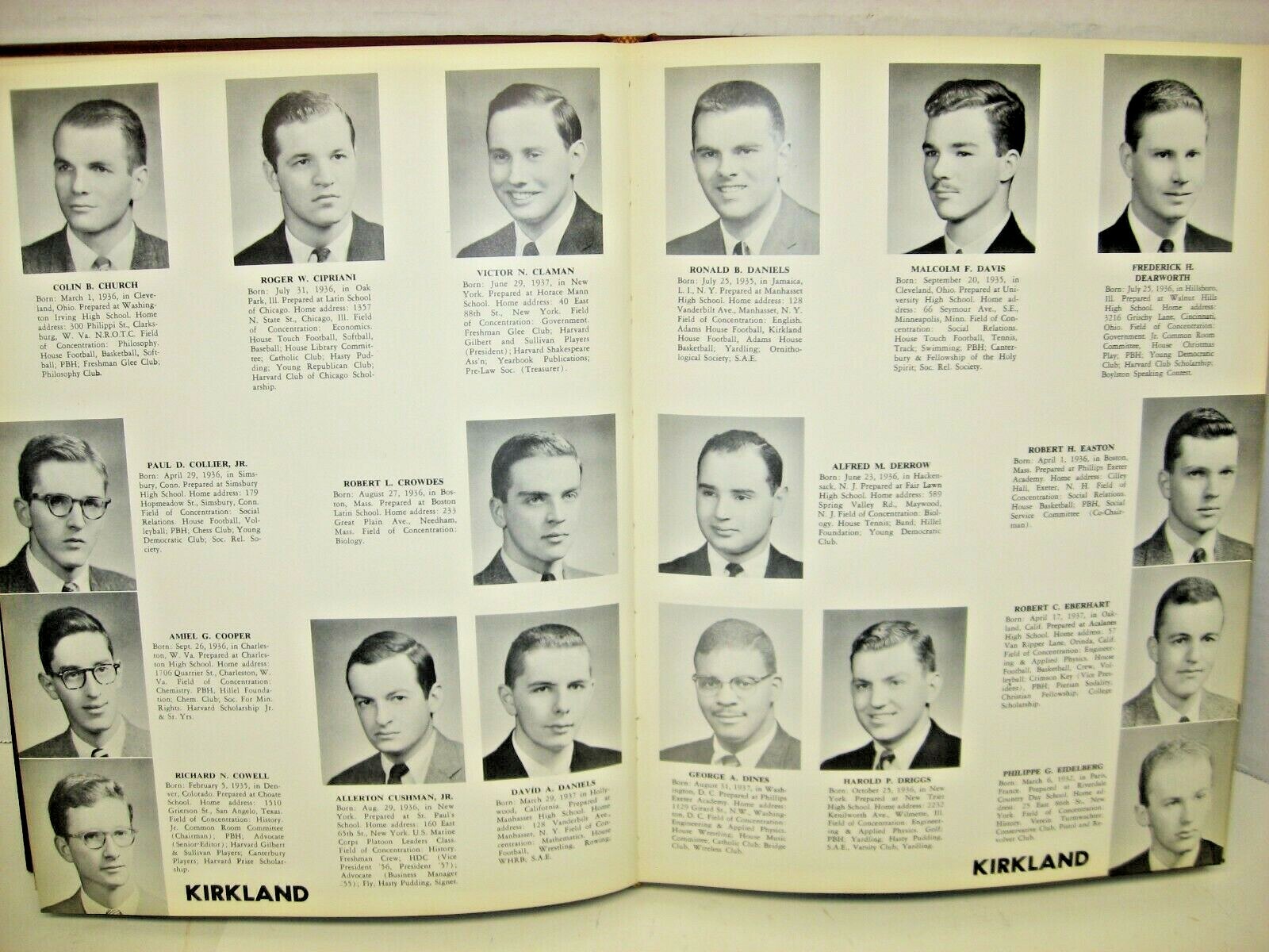 1958 Harvard Three Twenty Two (322), Harvard University, Cambridge MA Yearbook