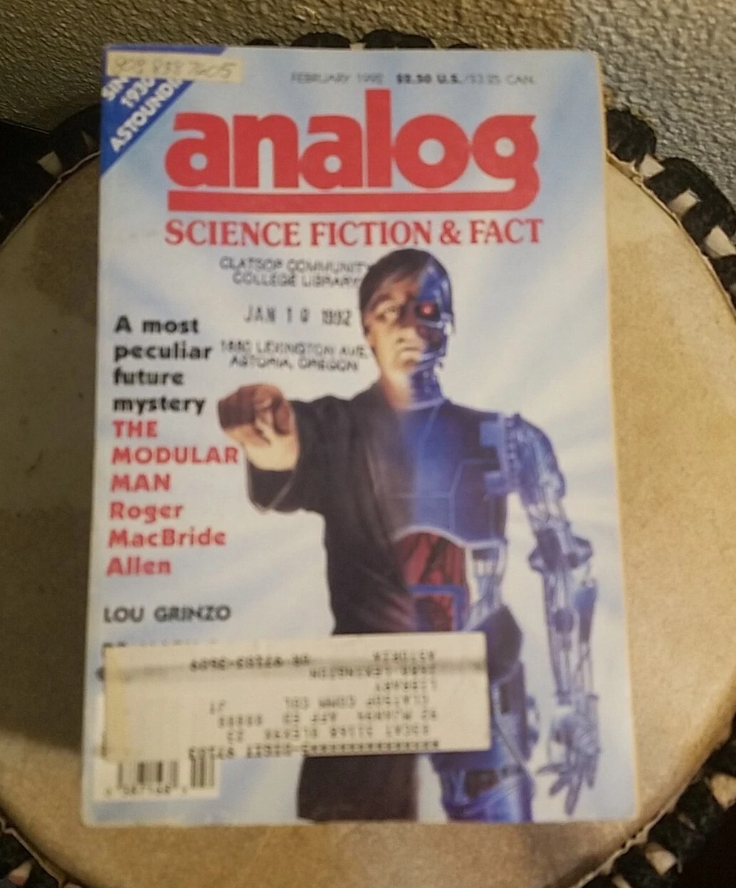 1992 Analog Science Fiction Digests Complete Year. Acceptable Ex-library Readers