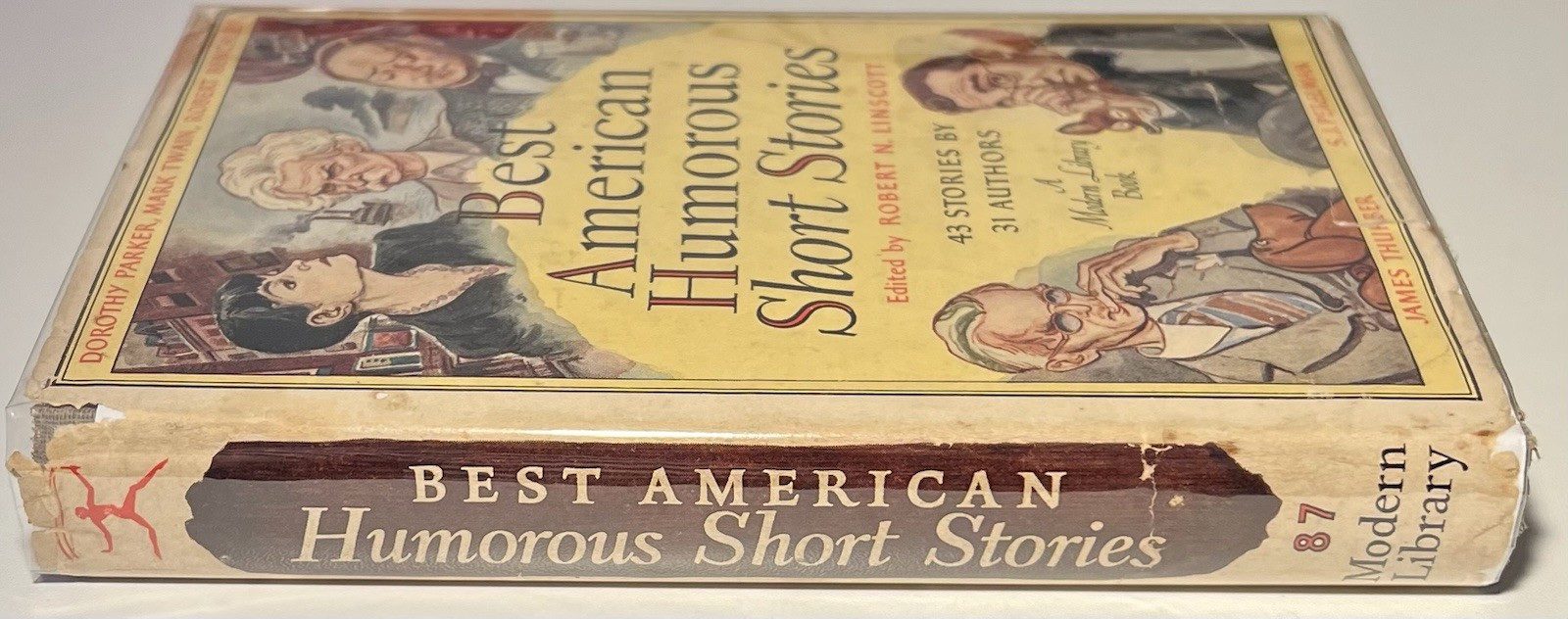 Best American Humorous Short Stories Modern Library 87 HC DJ $1.95 Twain