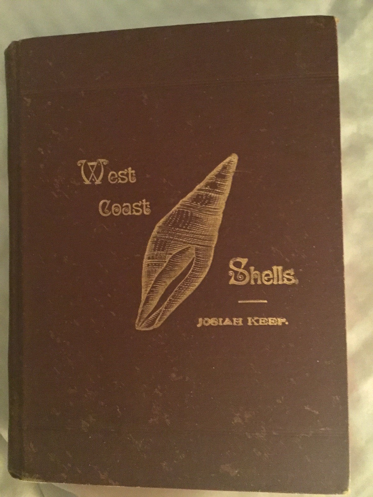 ANTIQUE BOOK WEST COAST SHELLS BY JOSIAH KEEP SAMUEL CARSON 1893 SAN FRANCISCO