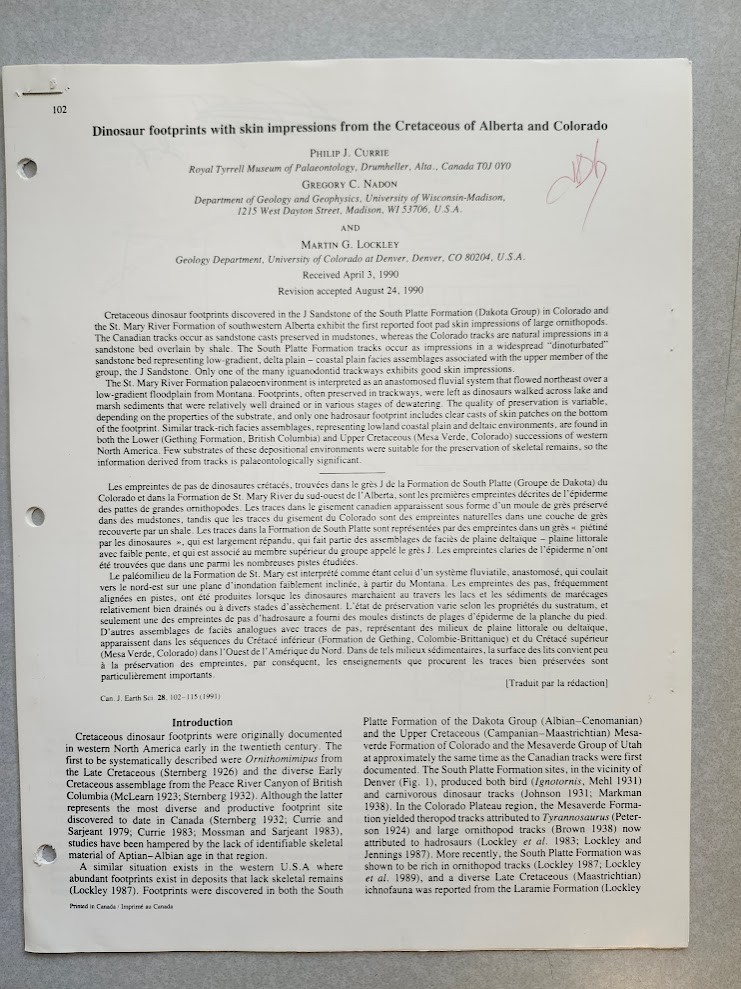 Philip J. Currie & Others Cretaceous Dinosaur Fossil +MORE Reprint Collection !!
