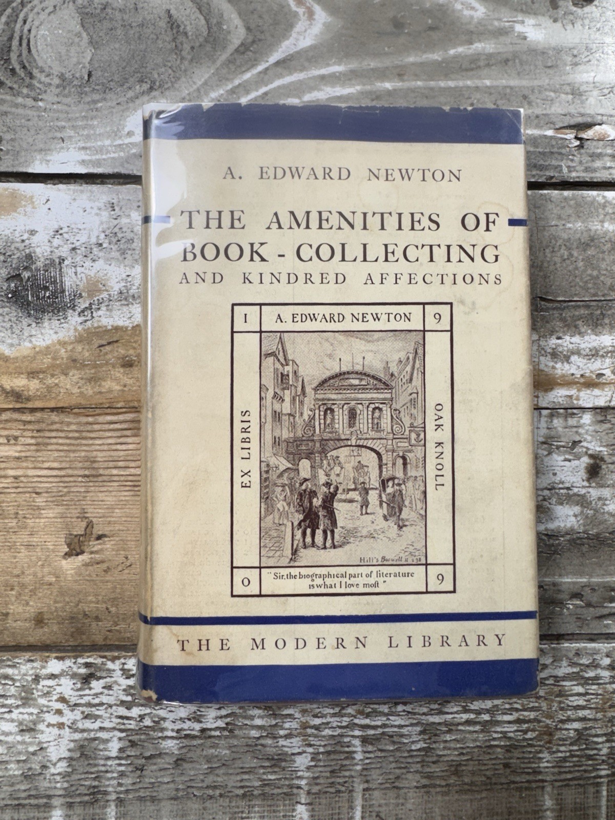 1935 Vintage Collecting Book “The Amenities of Book-Collecting” Newton