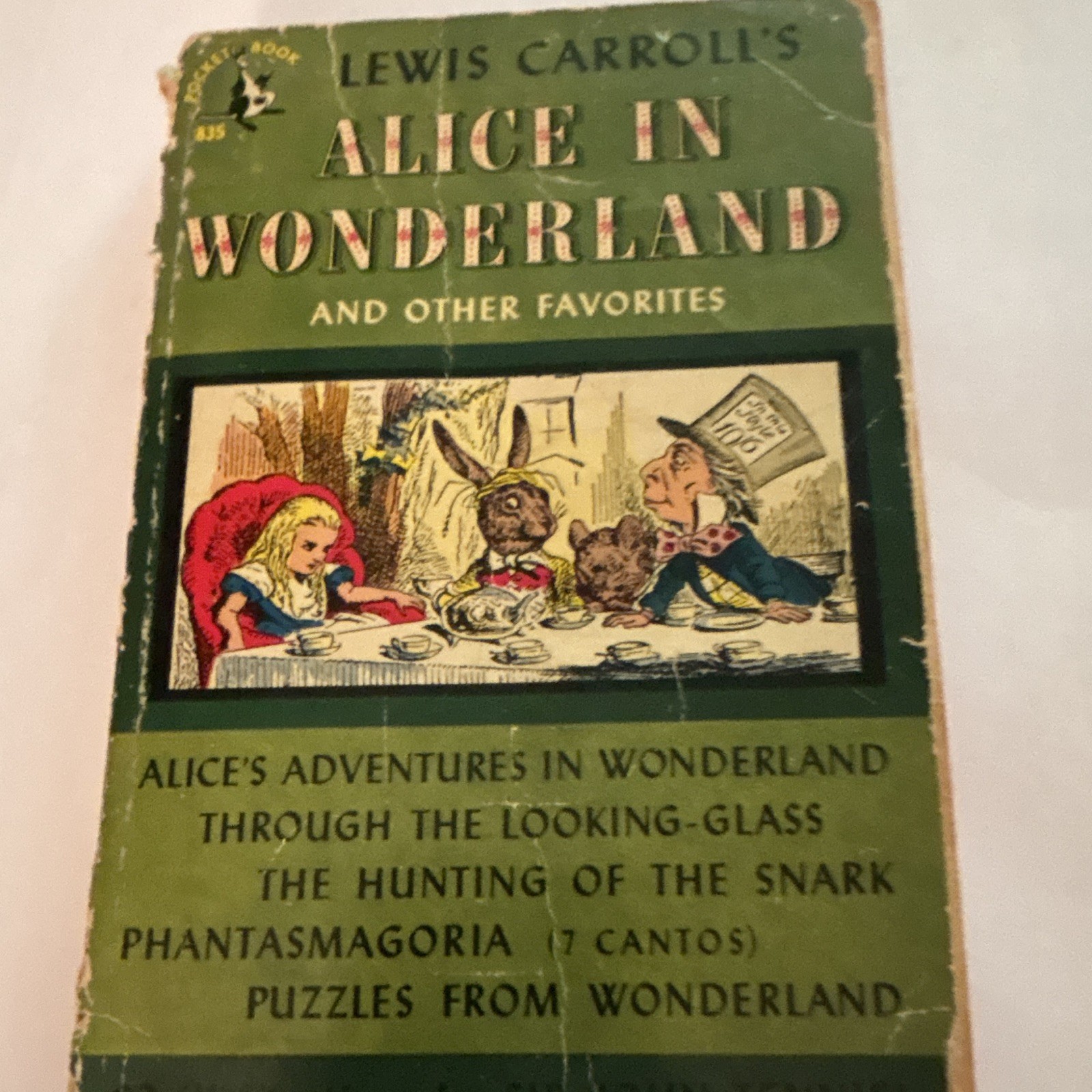 Lewis Carroll Alice in Wonderland and Other Favorites Softcover 1951 Illus.