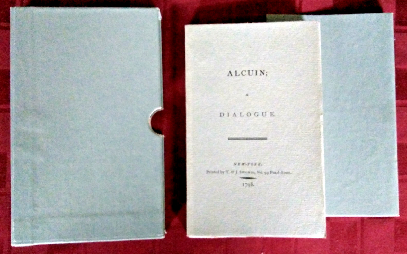 Charles Brockden Brown, Alcuin A Dialogue. 1935 Rollins reprint of 1798 1st ed.