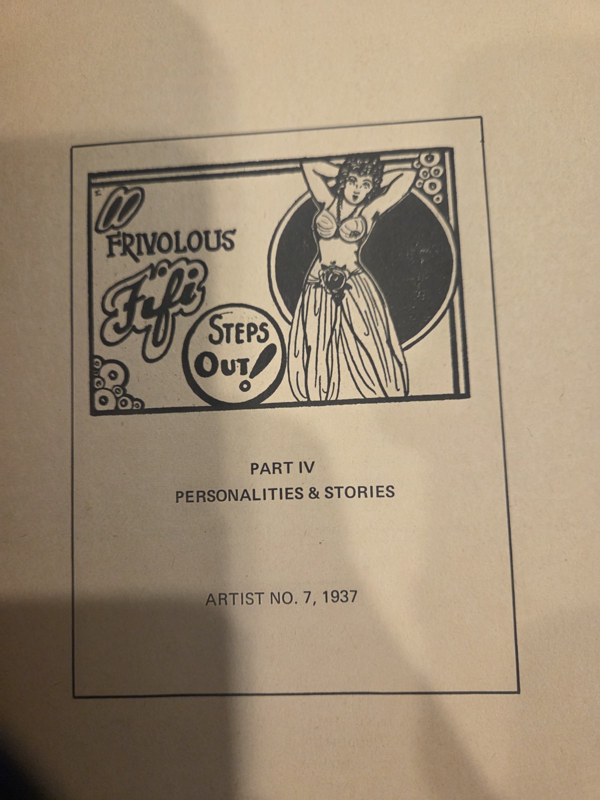 SEX IN COMICS: A HISTORY OF THE EIGHT PAGERS (4 VOLUMES) Donald Gilmore 1971