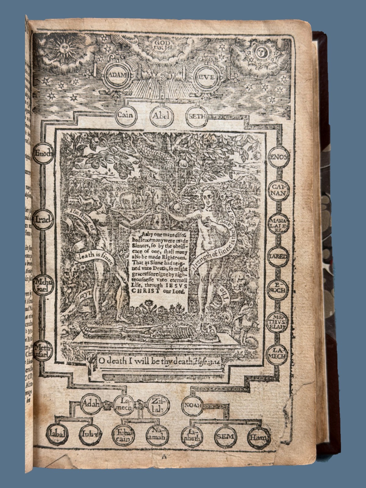 1639 Octavo King James Bible with Genealogies in Modern Binding