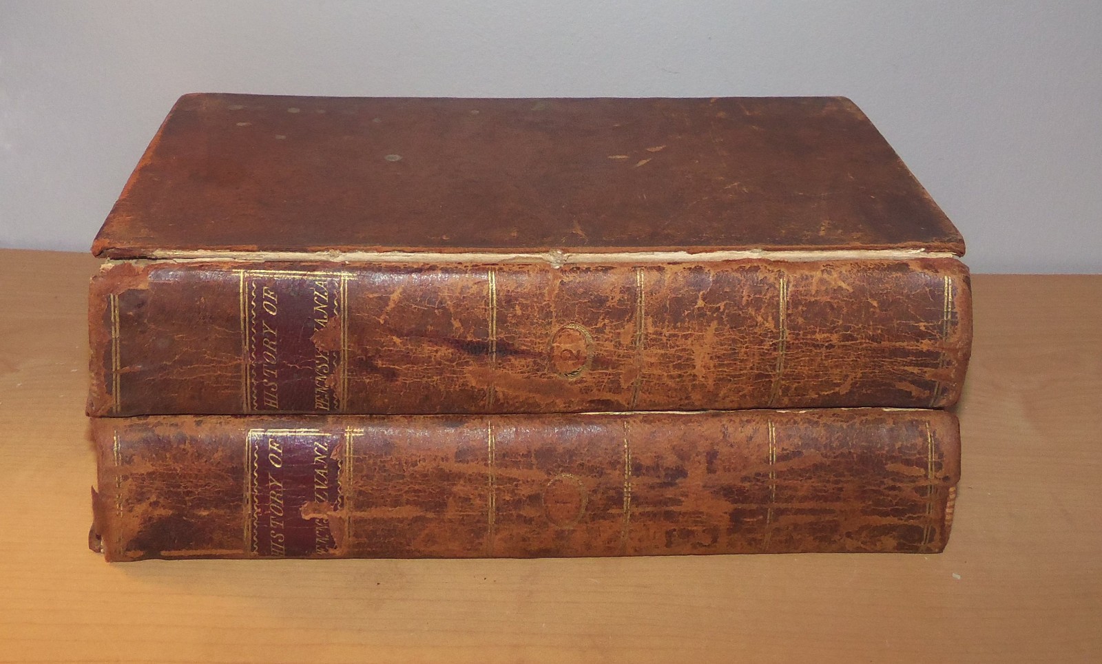 The History of Pennsylvania in North America. Proud. 1797. 1st ed. 2 volumes