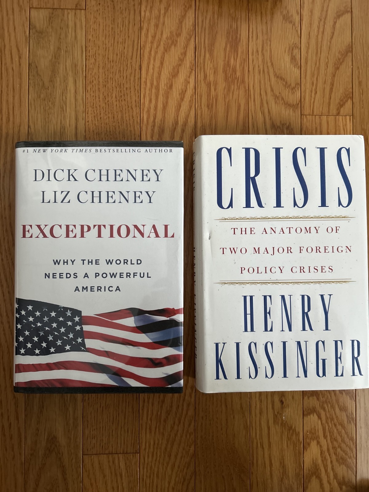 Lot Of 2 USA Foreign Policy Books – Henry Kissinger, Dick Cheney – Politics EC!