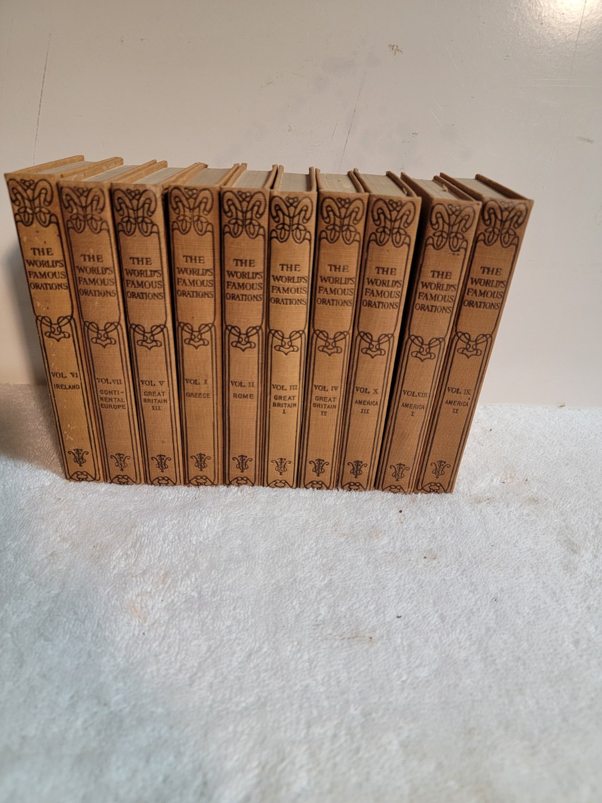 EXCELLENT! The World’s Famous Orations 1906 Complete Vol. 1-10 by William Bryan