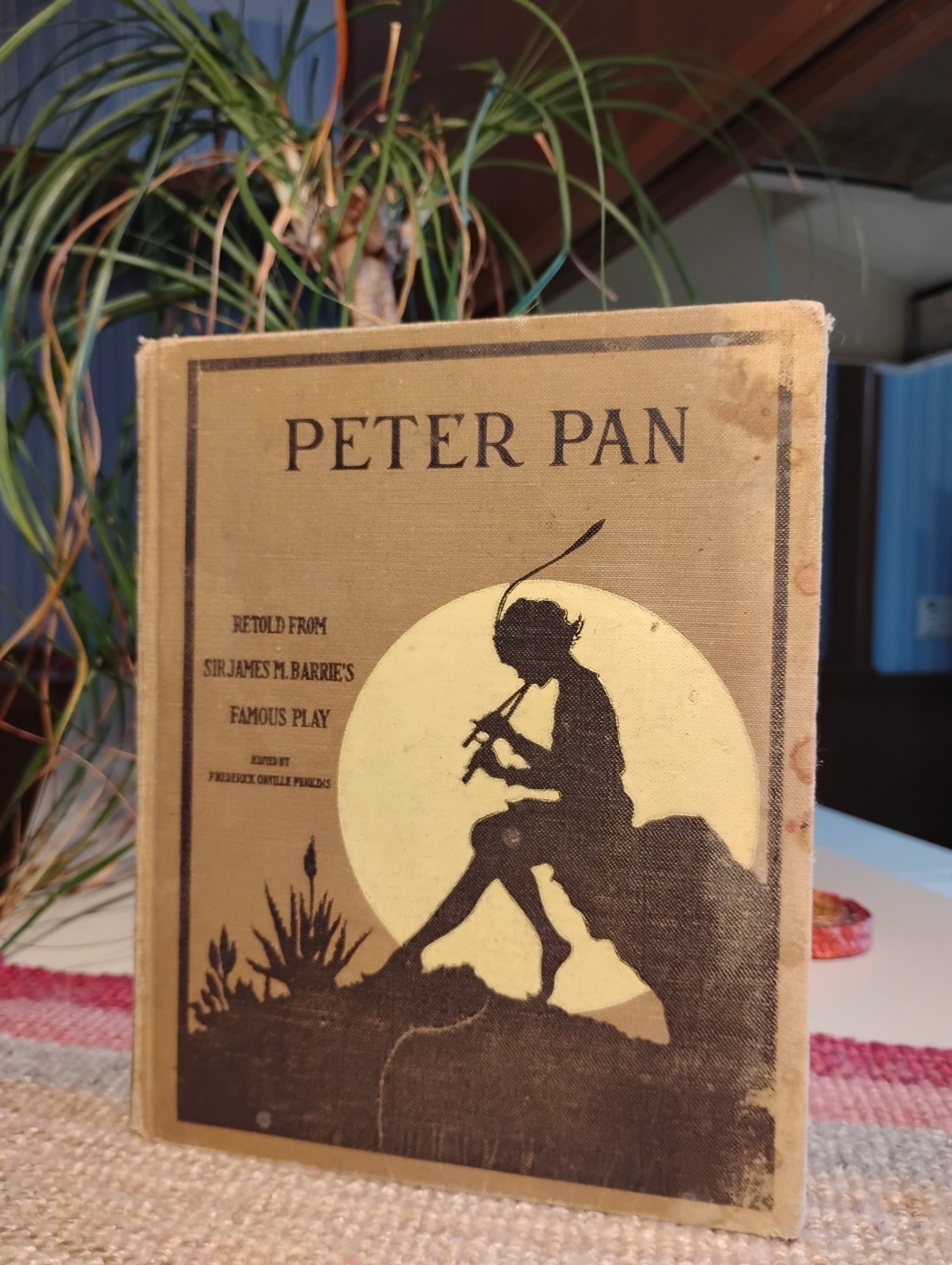Peter Pan VTG ’16 Barrie Retold By Perkins WWl HC Disney Collector Rackham Rare