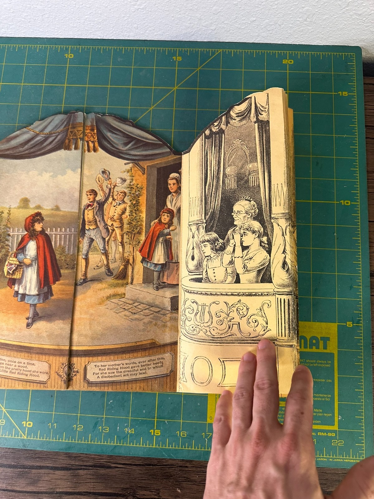 Red Riding Hood Theater Toy Book – Victorian Pop-Up Pantomime Rarity