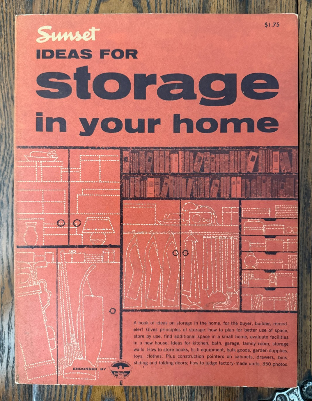 Sunset Magazine Vintage 1958 Paperback Ideas for Storage in Your Home MidCentury