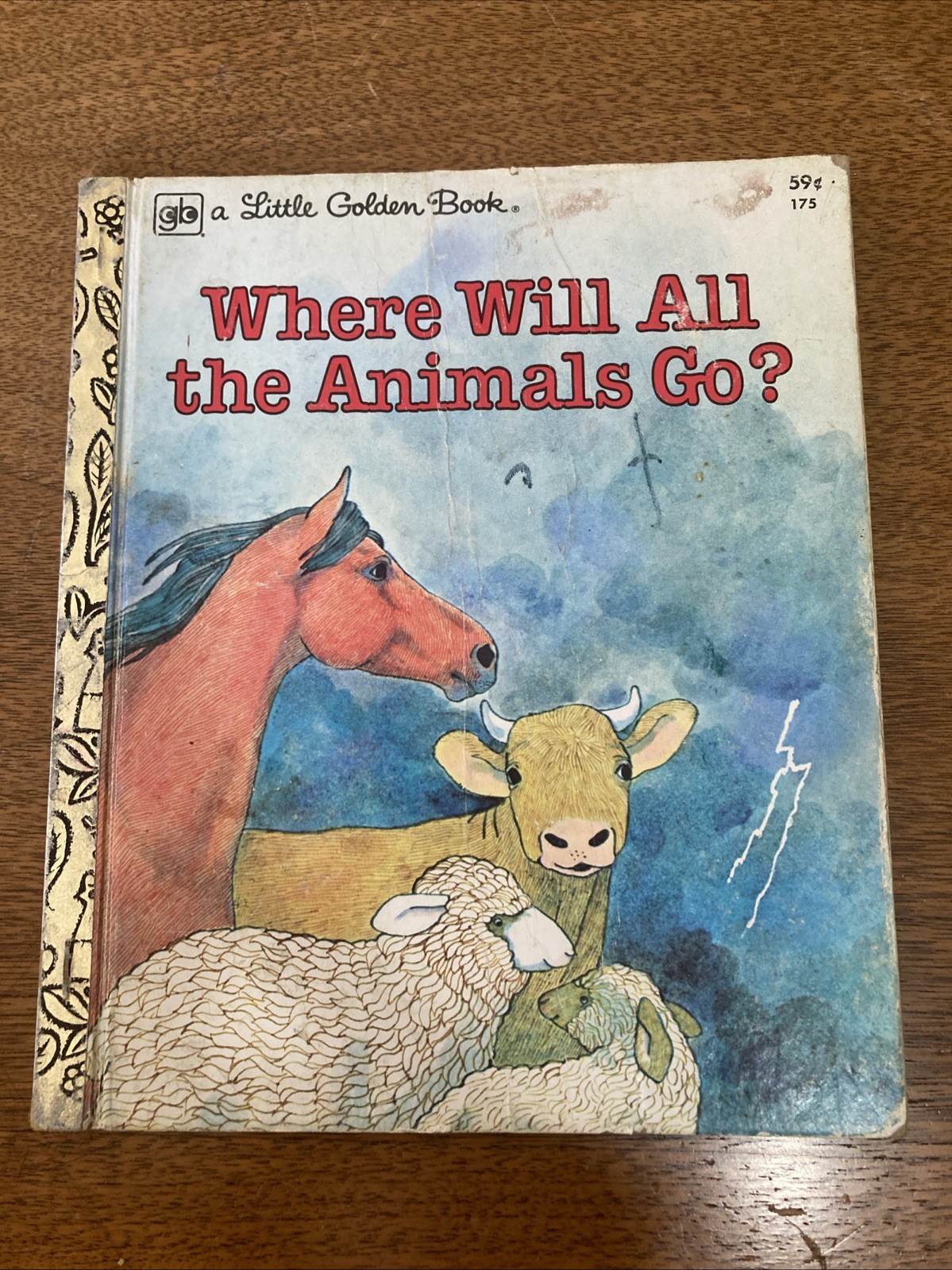 Where Will All The Animals Go? Vintage Children’s Little Golden Book 1978 HC
