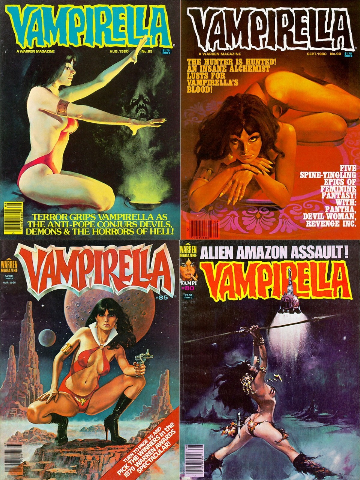 Vampirella – Comic Horror Super heroines Sexy Art Magazine -114 Old Issue on DVD