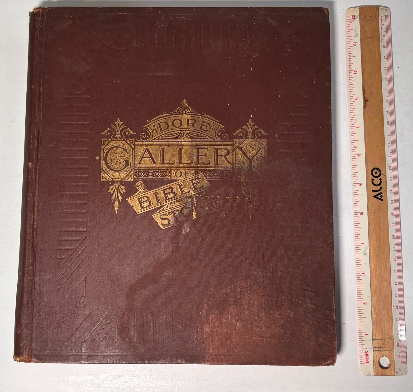 The Dore Gallery Of Bible Stories Illustrated 1882 Hardcover Book Antique