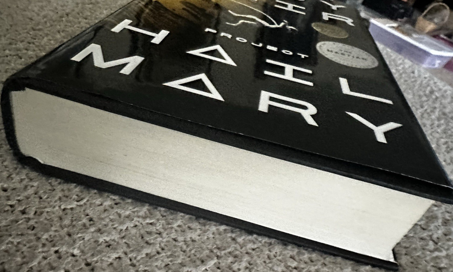 2021 1st Ed. (signed) Project Hail Mary, Andy Weir, HB, DJ