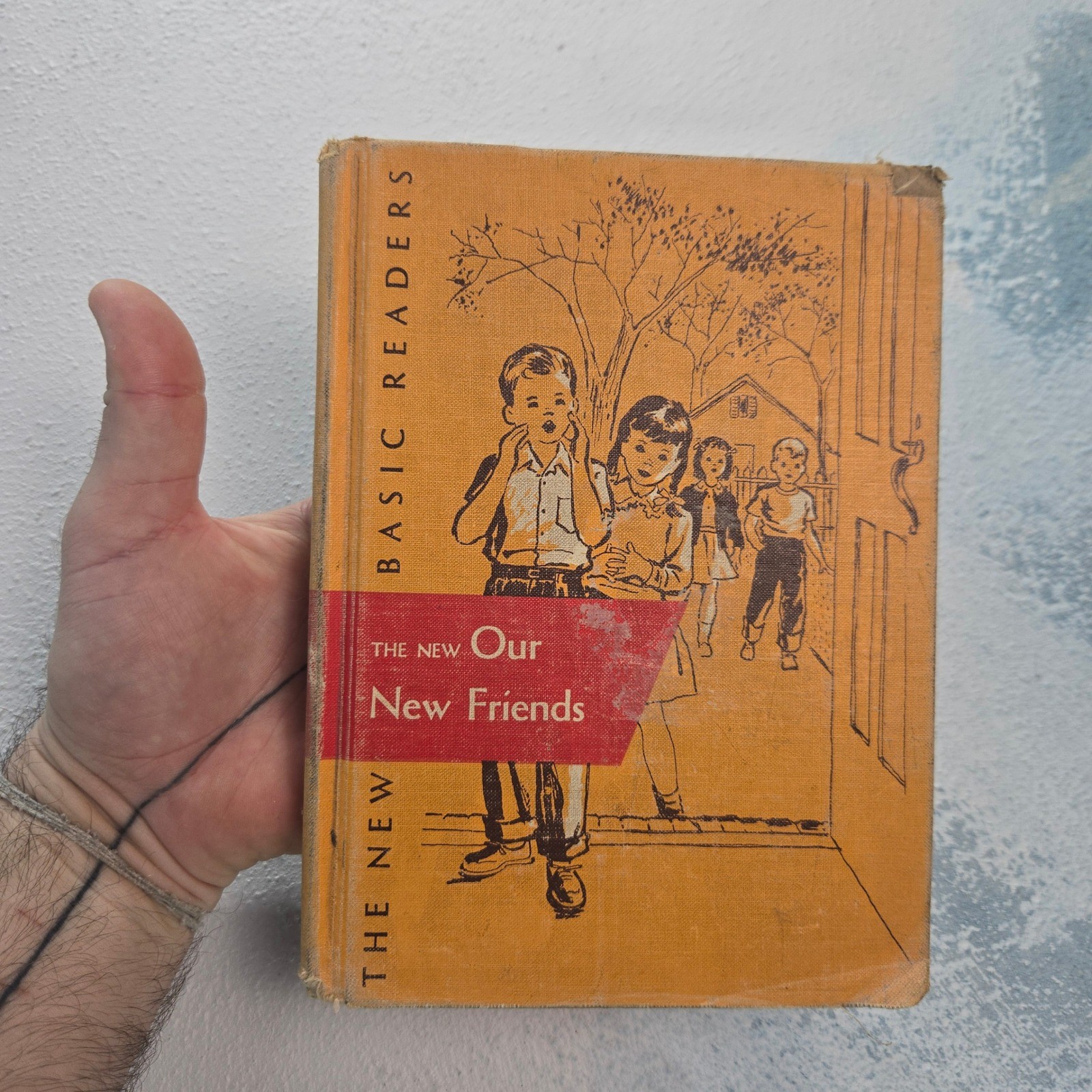 VTG 1952 Dick & Jane Book Scott Foresman The New Our New Friends Primer USA 192p