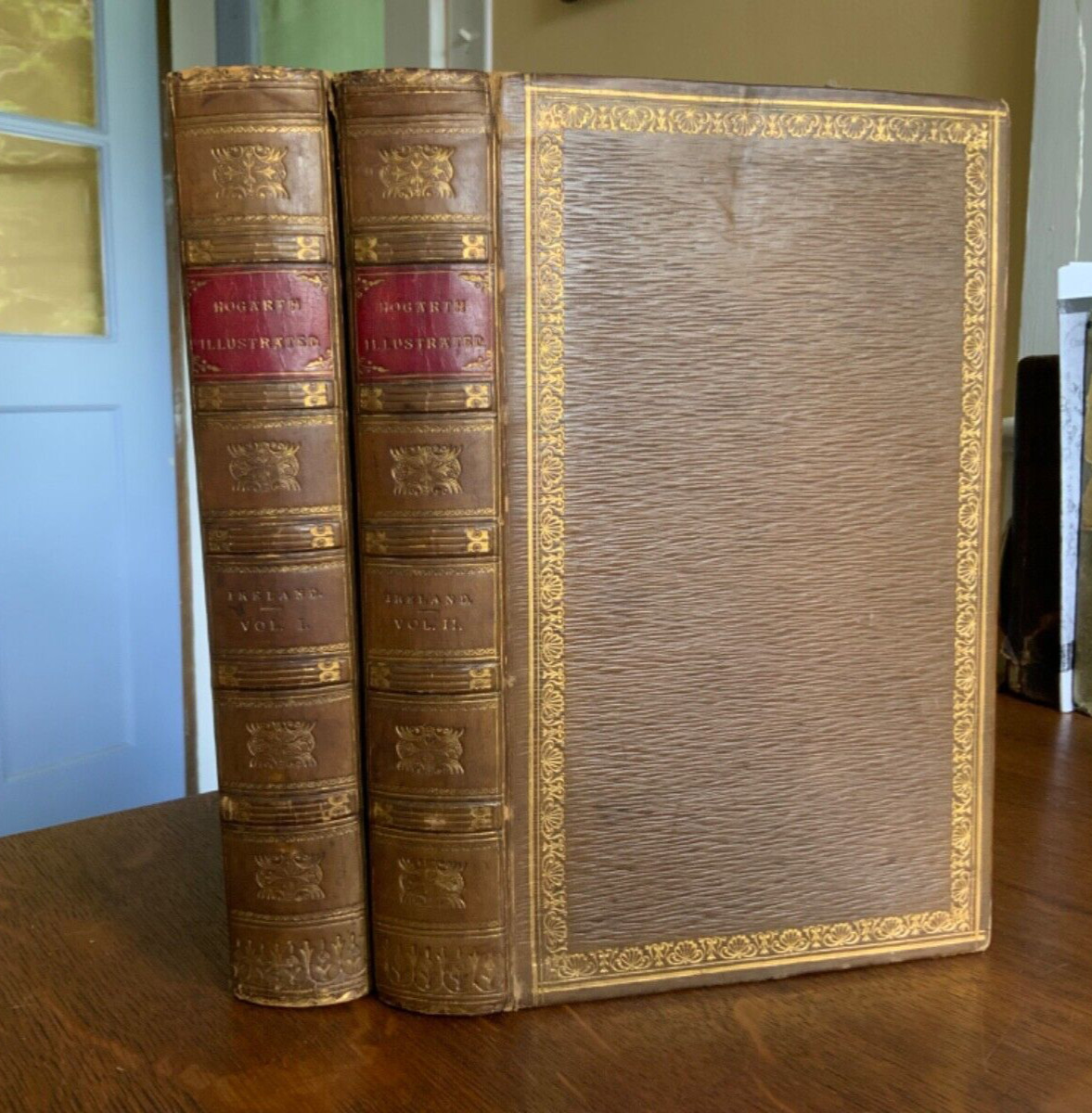 1793 Hogarth Illustrated. By John Ireland. Two Volumes – Finely Bound