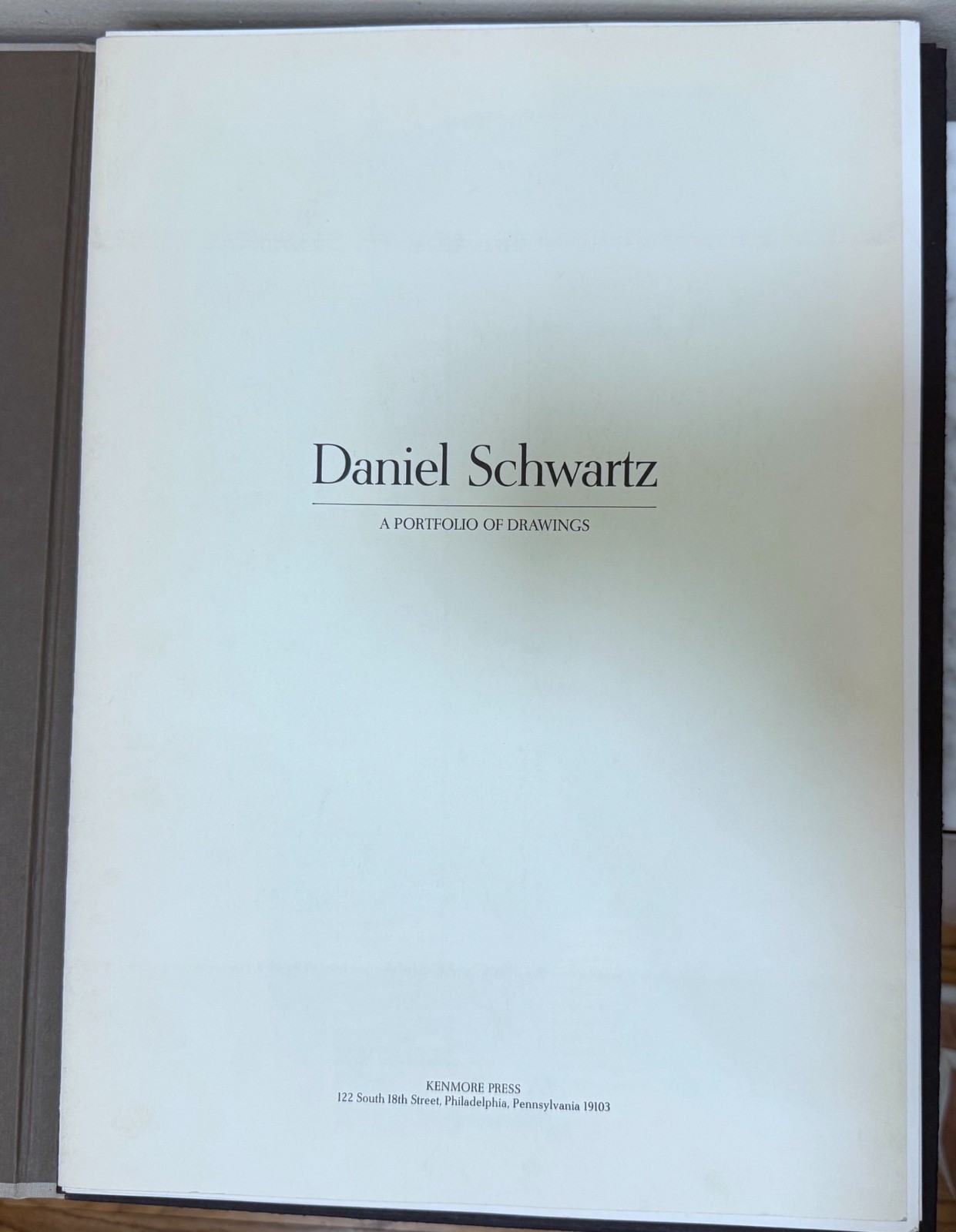 DANIEL SCHWARTZ: A PORTFOLIO OF DRAWINGS – 1968 – LIMITED EDITION – 13 PRINTS