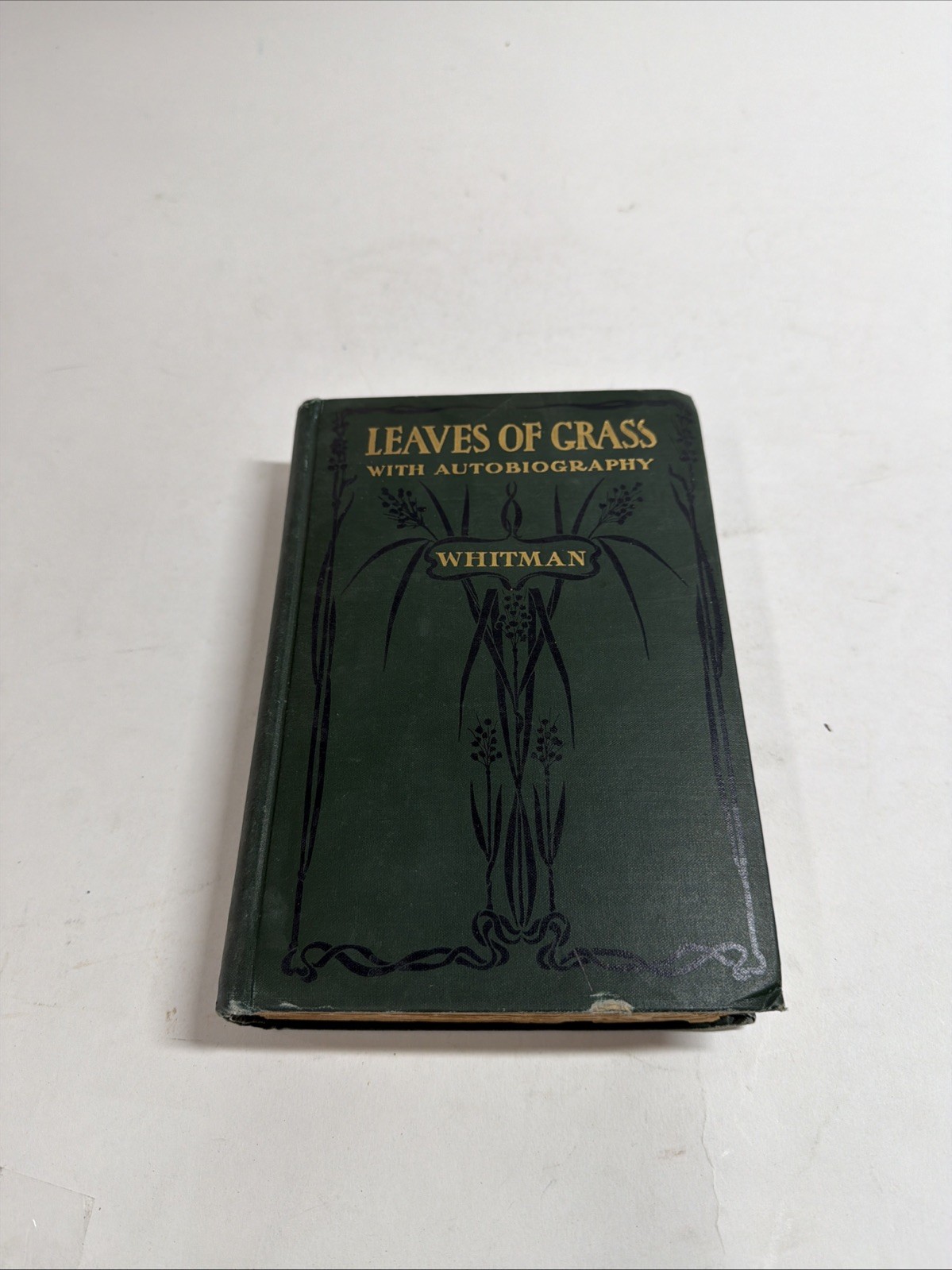 1900 Leaves of Grass Walt Whitman David McKay Edition Hardback W/ Facsimile Auto