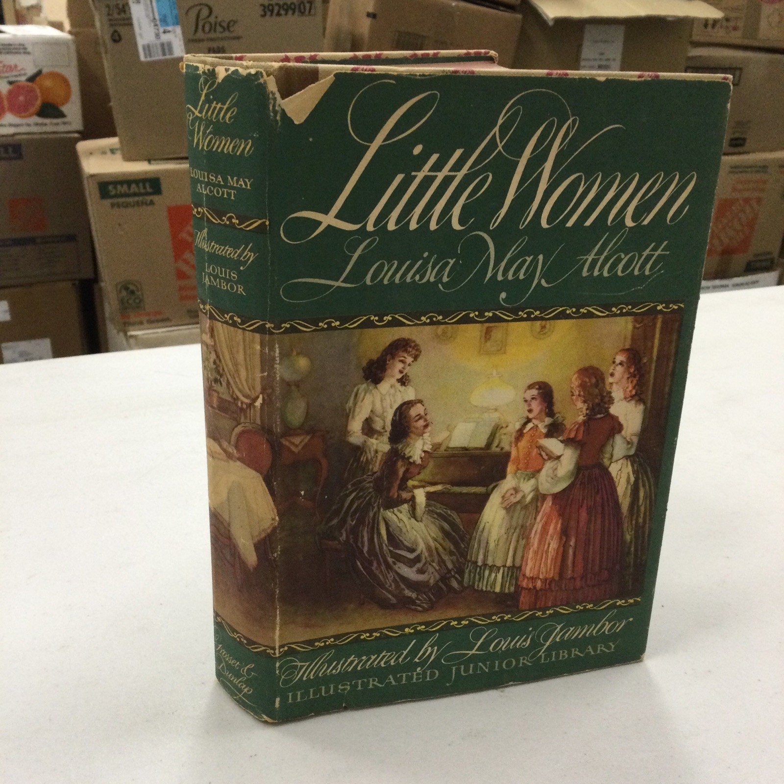 1947-Little Women, By Louisa May Alcott, Illustrated Jr. Library Very Good Cond.