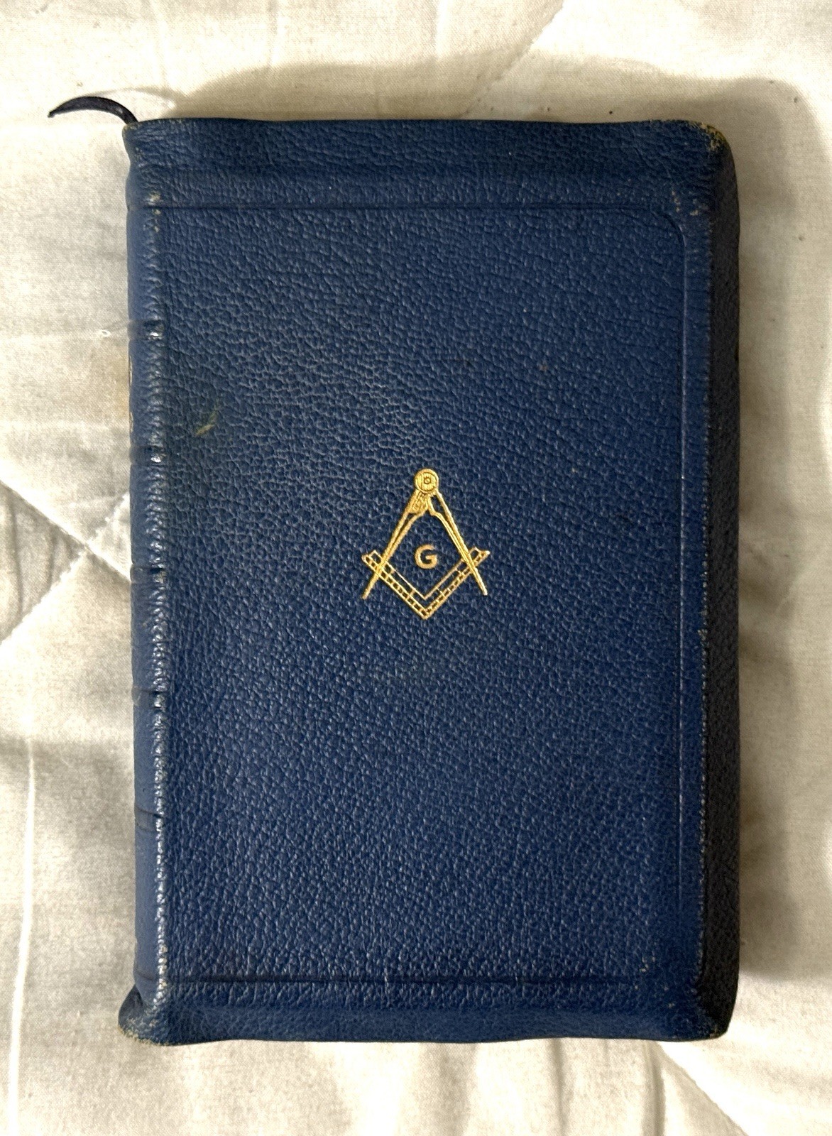 1901 Masonic Holy Bible Blue Leather American Standard Version Thomas Nelson