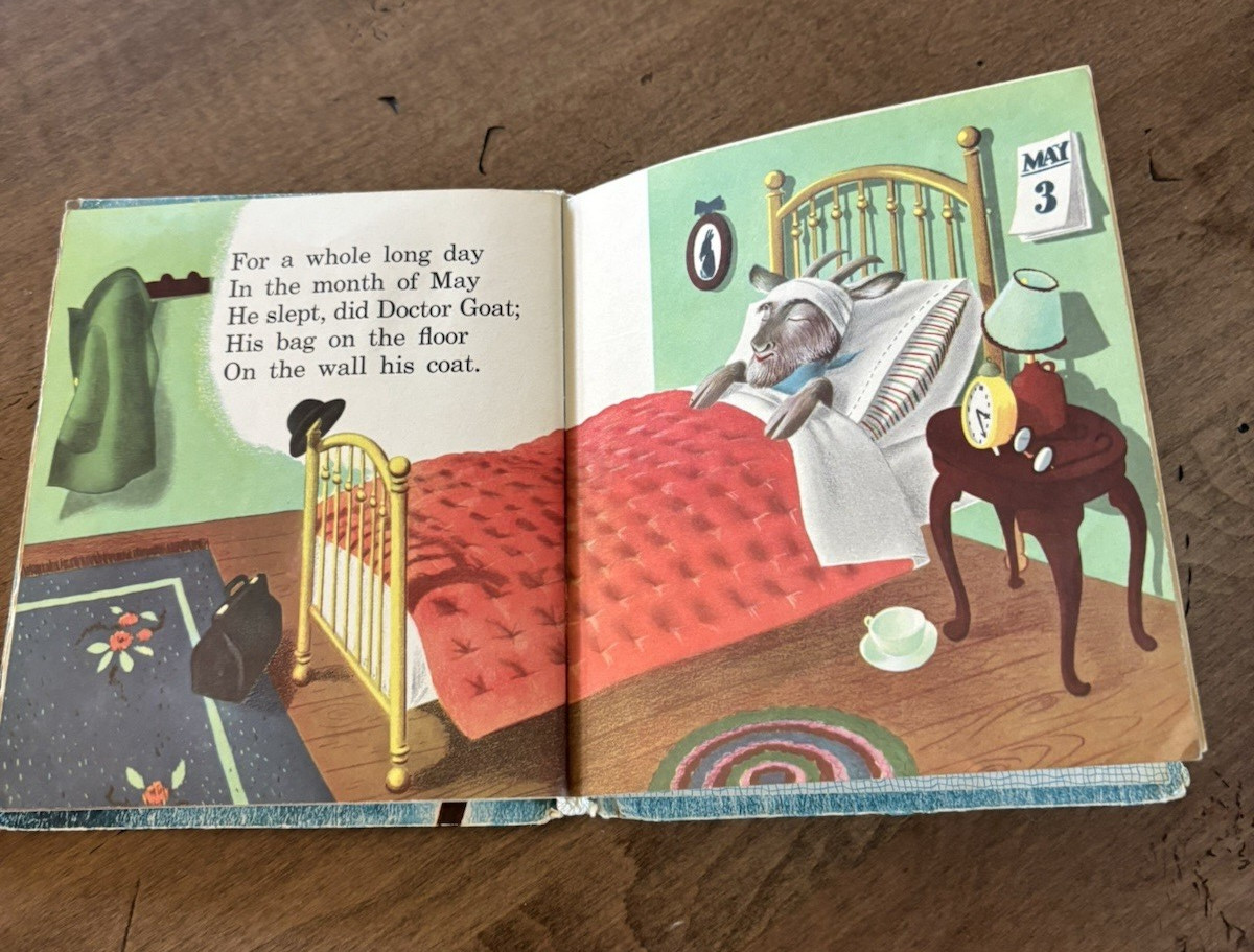 1950 Dr. Goat Top Top Tales Whitman GEORGIANA RARE Charles Clement Wear age VTG