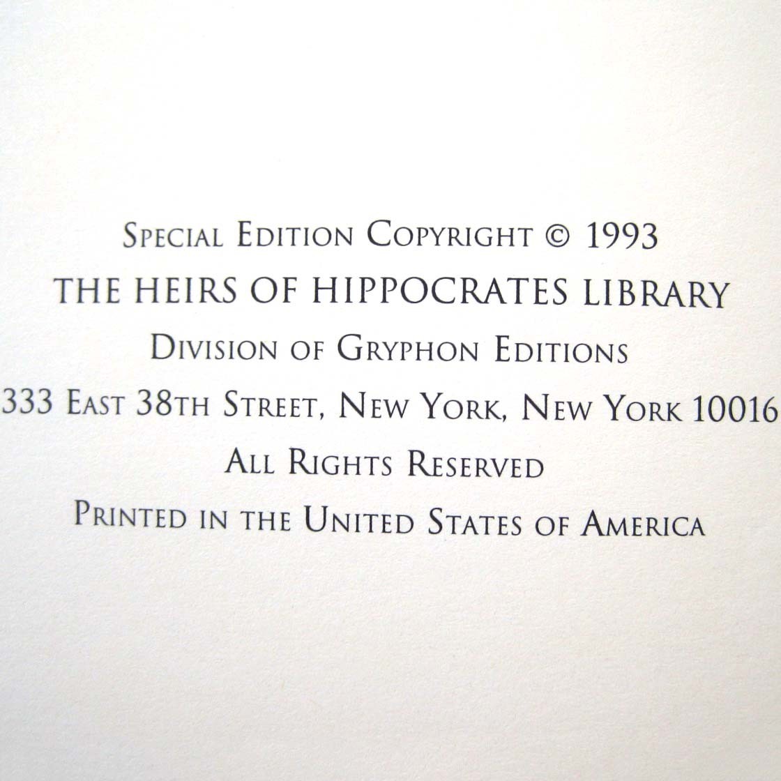 The Heirs Of Hippocrates Gryphon Editions 3 Leather Bound Volumes Cushing Osler