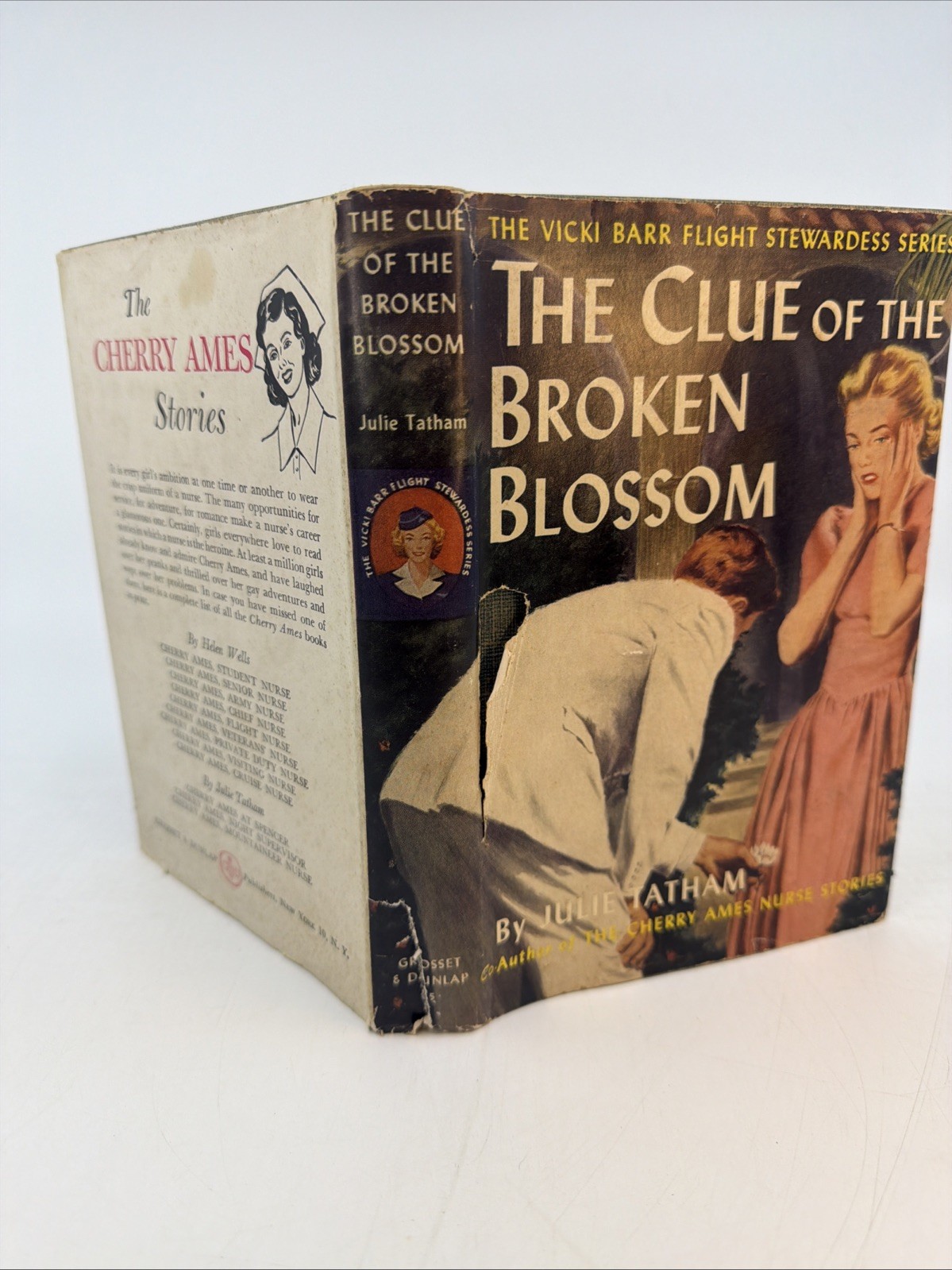 The Clue of the Broken Blossom Vicki Barr Julie Tatham HC DJ Illus AI183