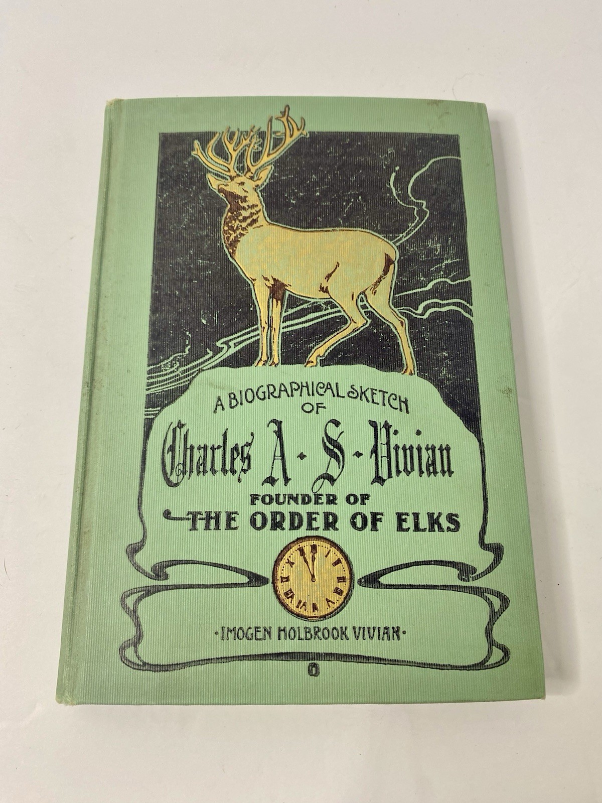 1903 Biographical Sketch of Charles Algernon S Vivian-Founder of Order of Elks