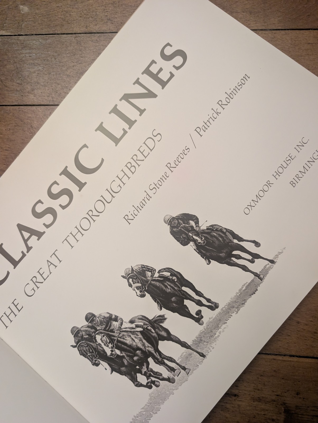 Classic Lines Gallery Great Thoroughbreds Richard Stone Reeves First Edition Art