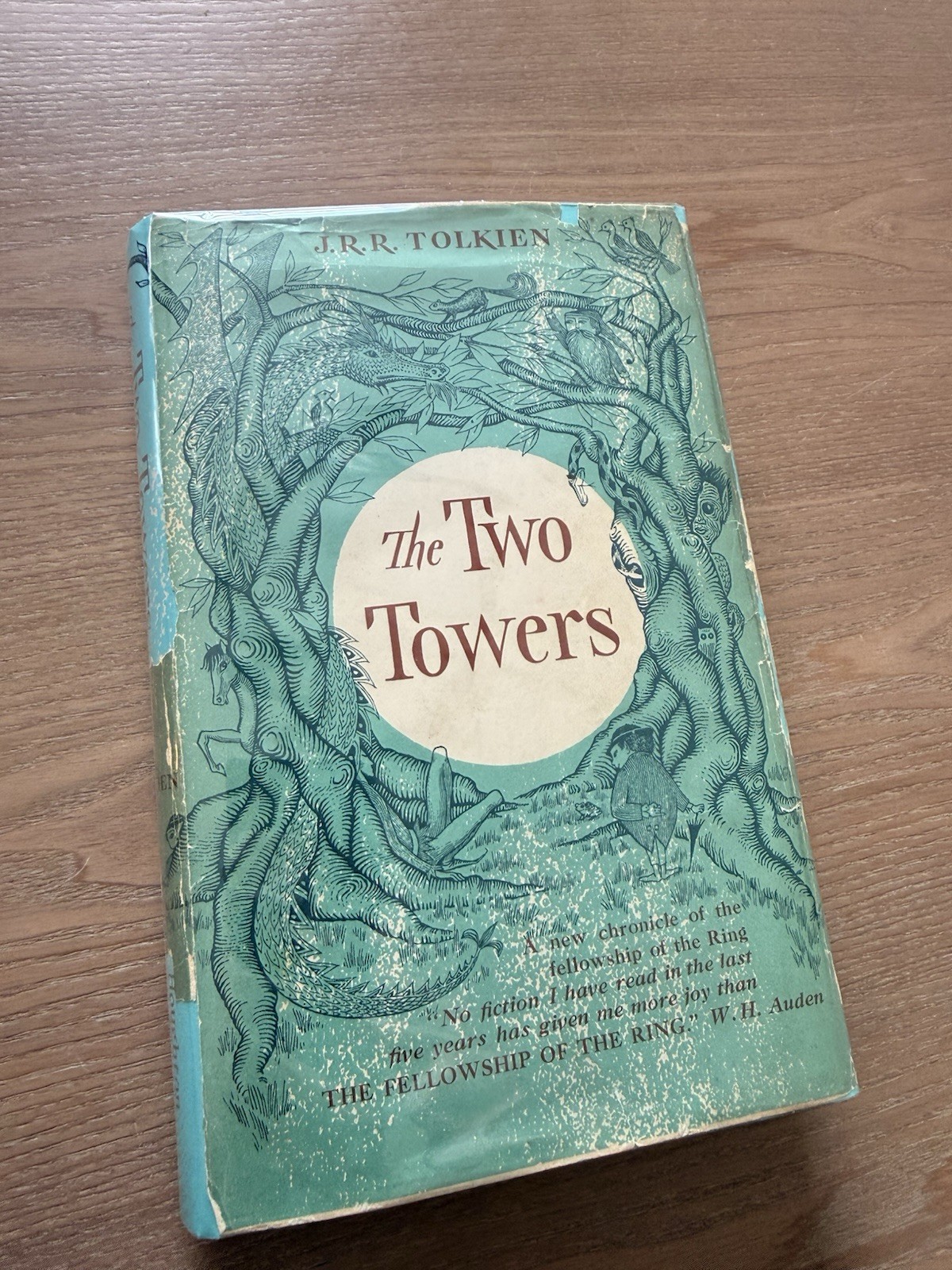 Lord Of The Rings Two Towers First Edition 3rd print JRR Tolkien US Edition 1955